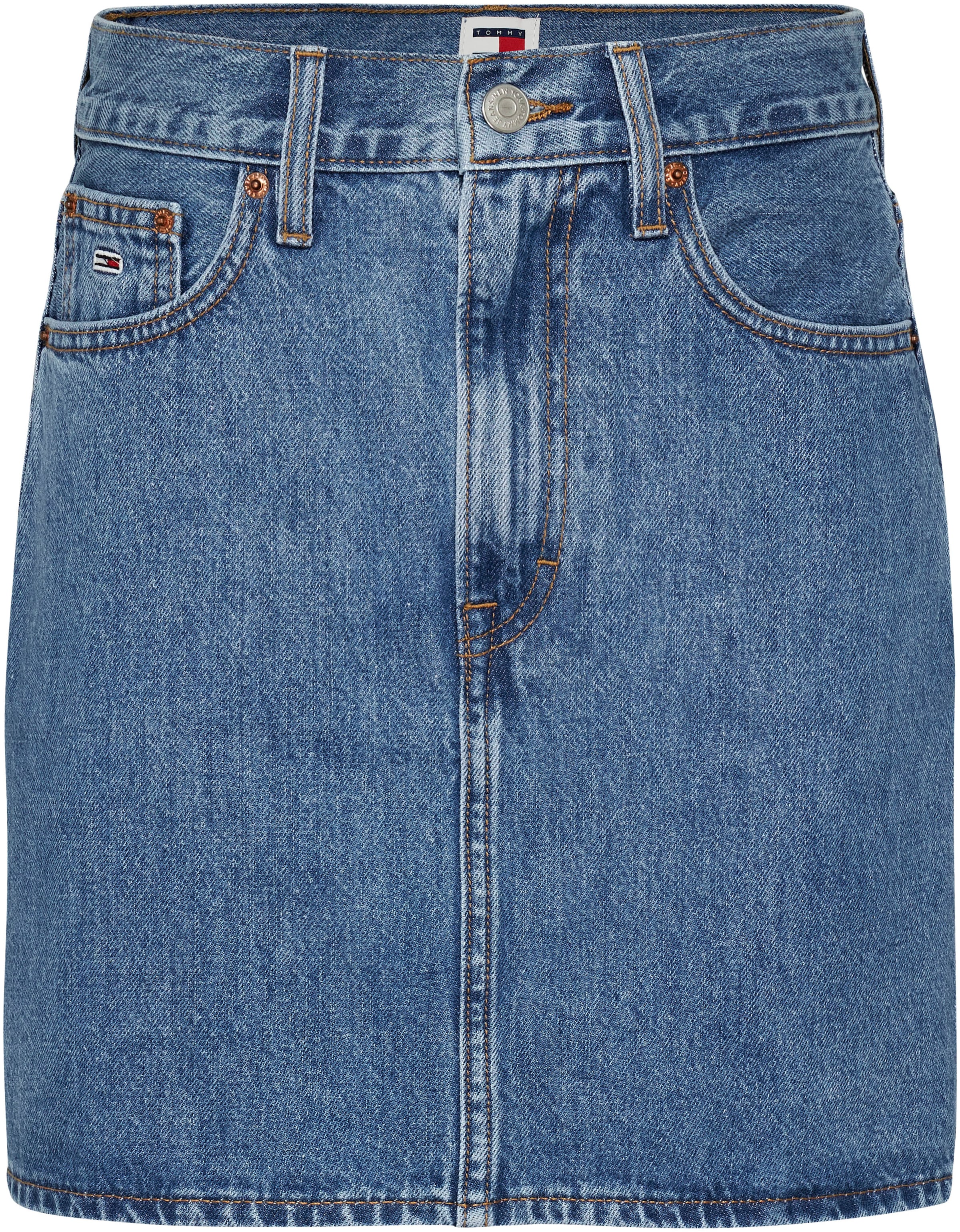 Tommy Jeans Curve Jeansrock »CRV MOM UH SKIRT BH0034«, Webrock Große Größen