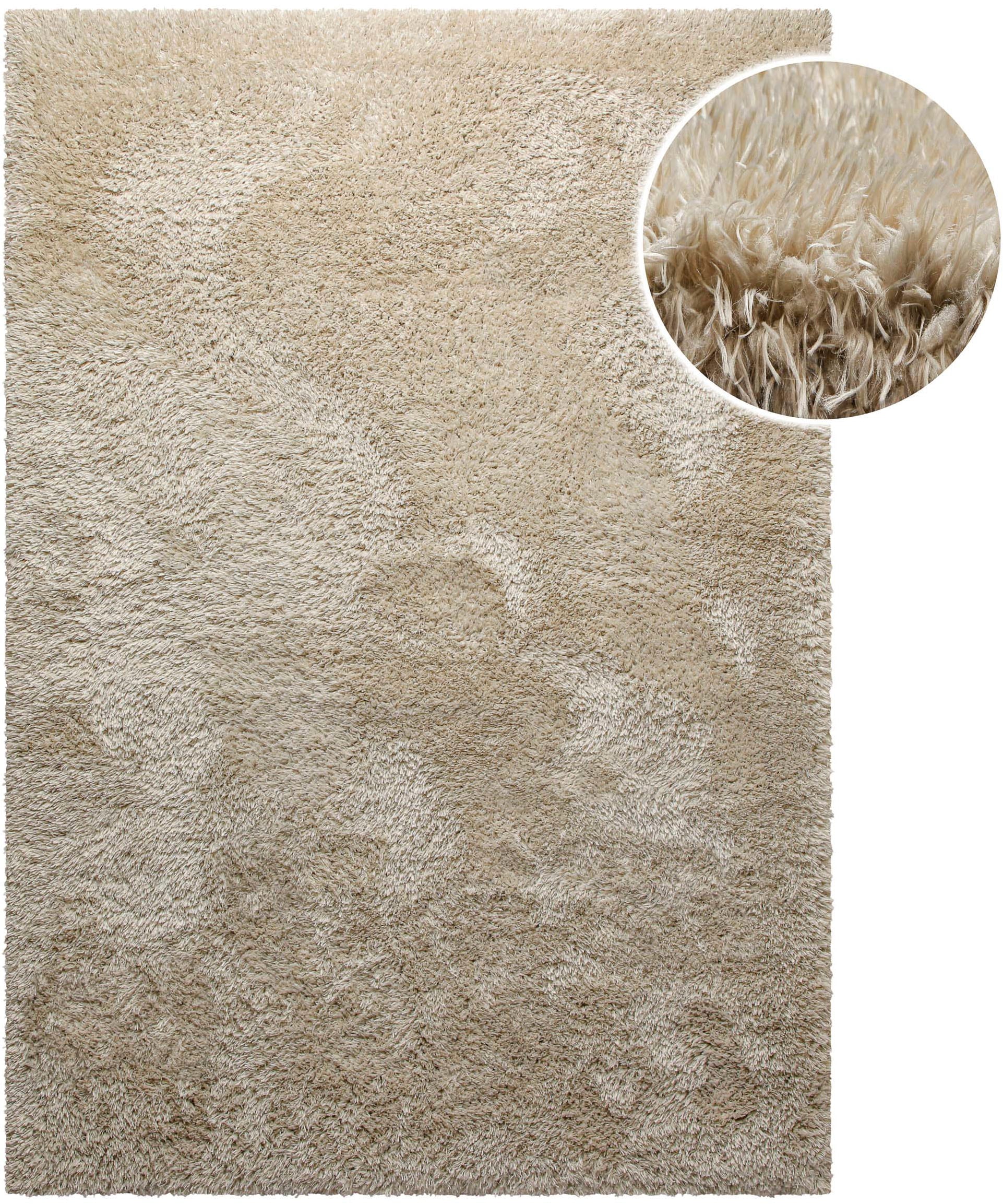 Homie Living Hochflor-Teppich "Matteo HL-0961" rechteckig 50 mm Höhe 100% r günstig online kaufen