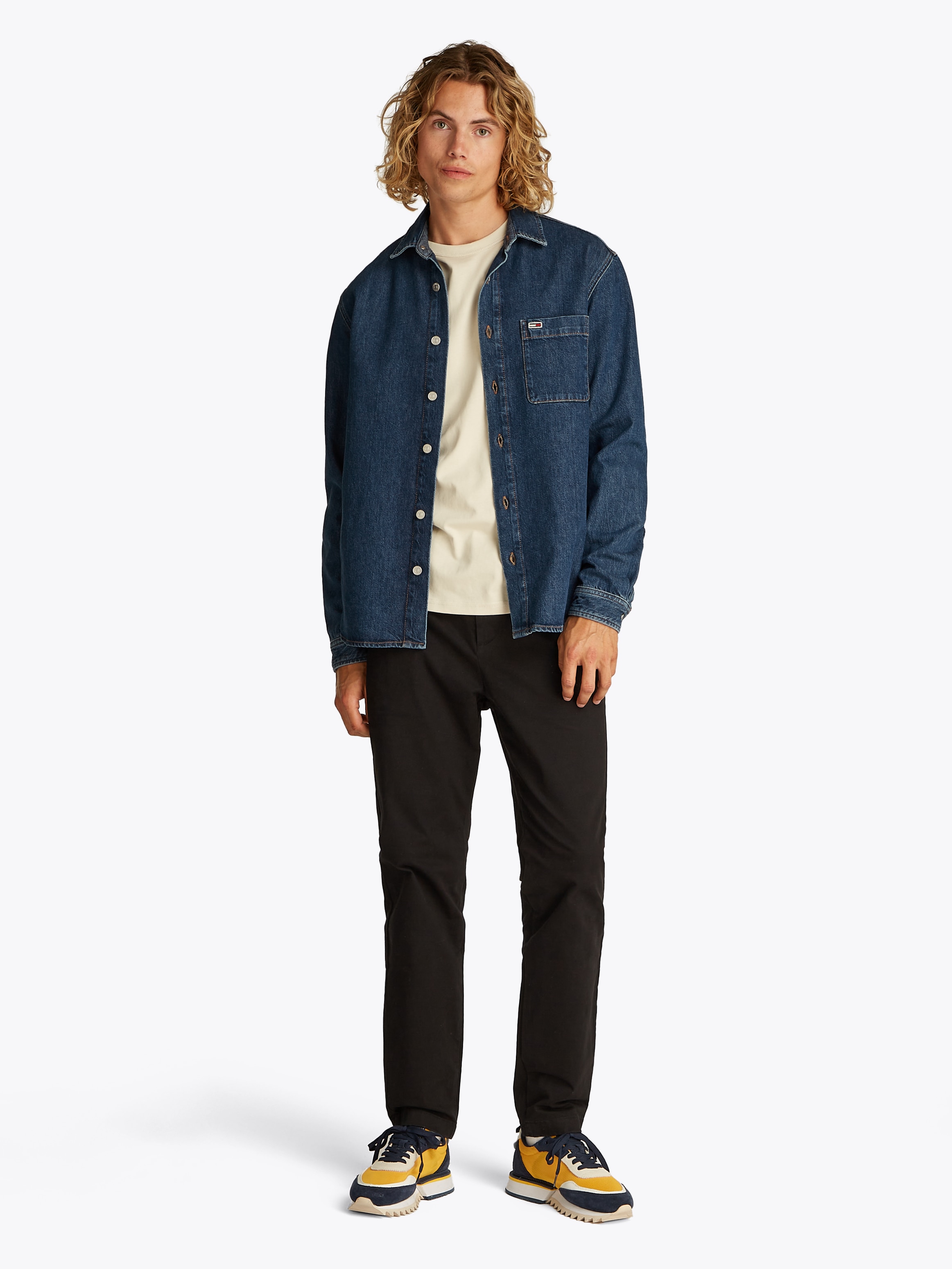Tommy Jeans Jeanshemd »REGULAR LS SHIRT BI5031«