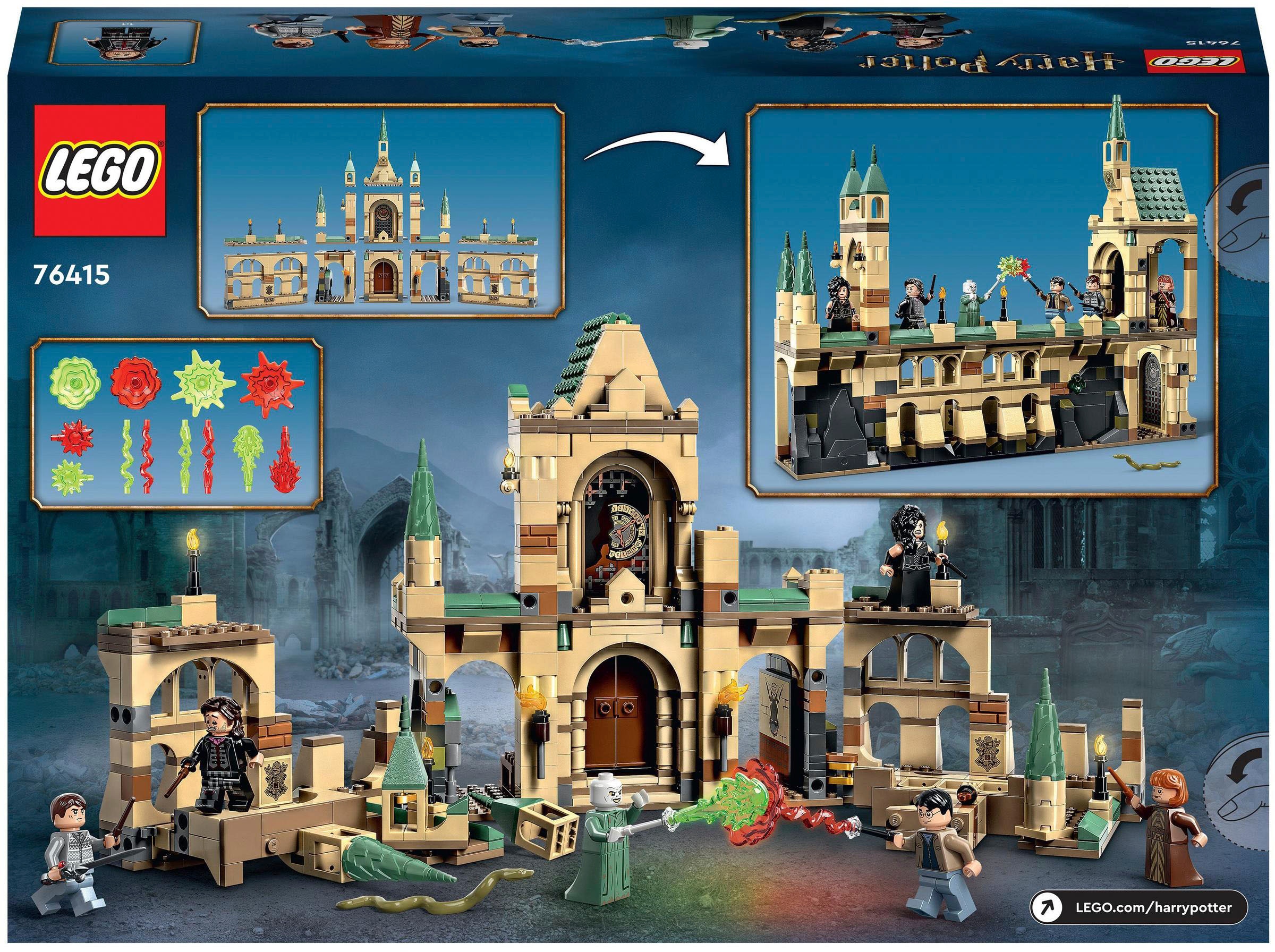 LEGO® Konstruktionsspielsteine »Der Kampf um Hogwarts (76415), LEGO® Harry Potter«, (730 St.), Made in Europe