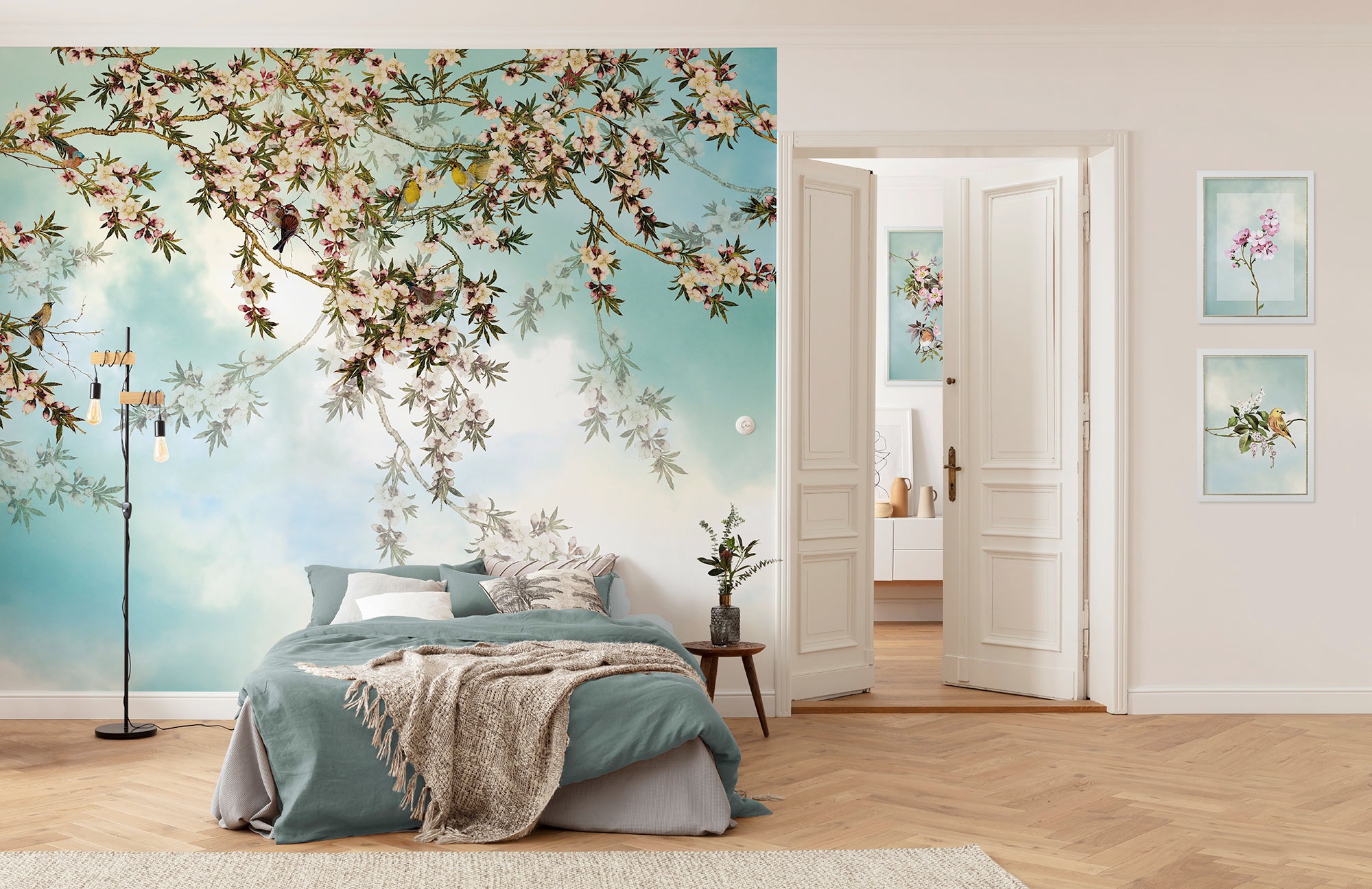 Komar Bild "Gazouillis des Oiseaux" Natur 1 Stk. tlg. Wandbild zur Dekorati günstig online kaufen