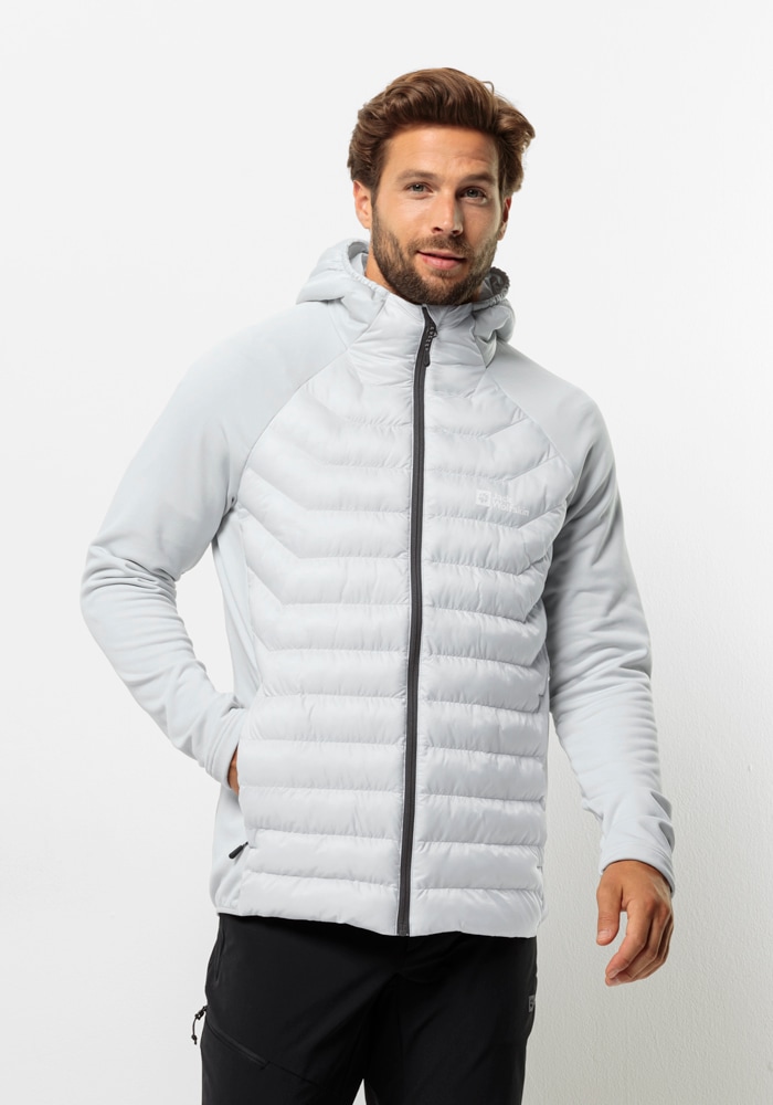 Jack Wolfskin Hybridjacke "ROUTEBURN PRO HYBRID M", mit Kapuze