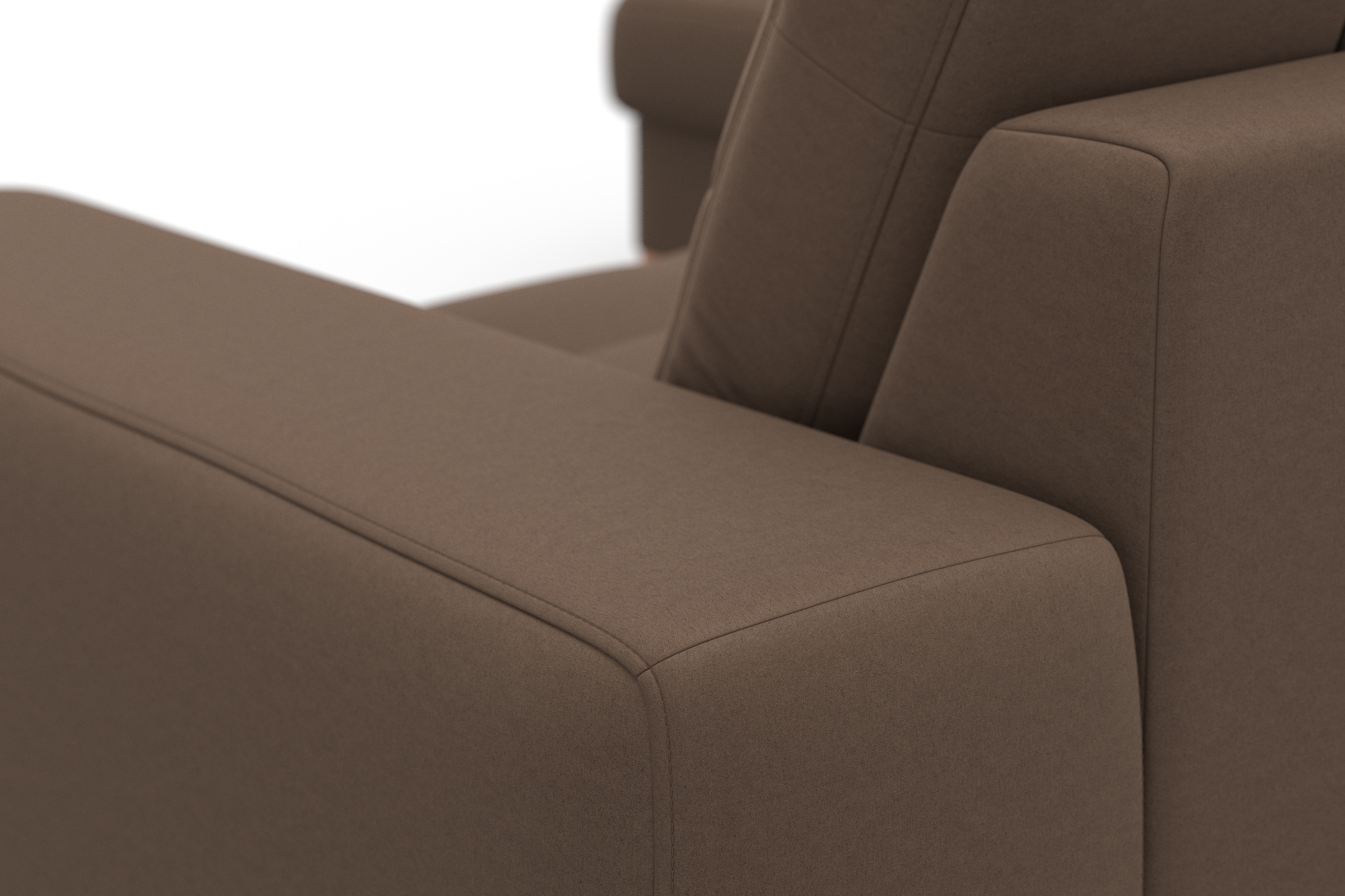sit&more Ecksofa »Quincy L-Form« wahlweise mit Bettfunktion und Bettkasten
