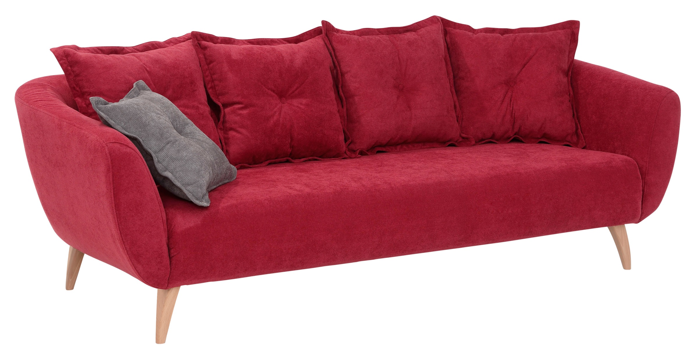 Home affaire 3-Sitzer "Baggio modern und romantisches Design, bequem", Zier günstig online kaufen