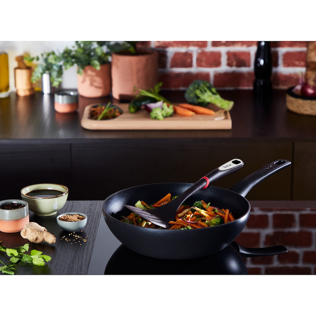 Tefal Wok »Ultimate On + Ice Force«, Set: Wokpfanne und Santokumesser