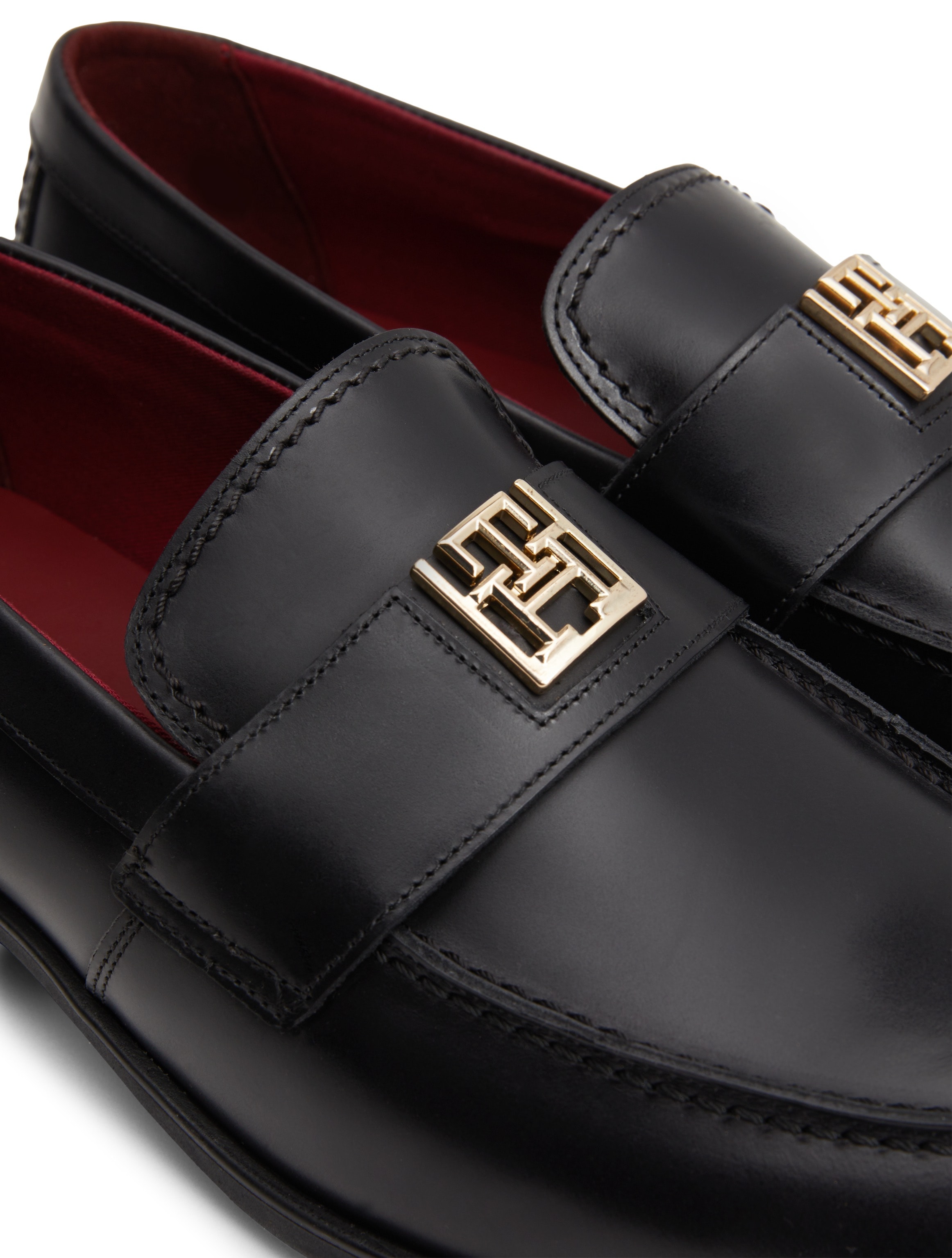 Tommy Hilfiger Loafer "TH LEATHER CLASSIC LOAFER", Slipper, Halbschuh, Schl günstig online kaufen