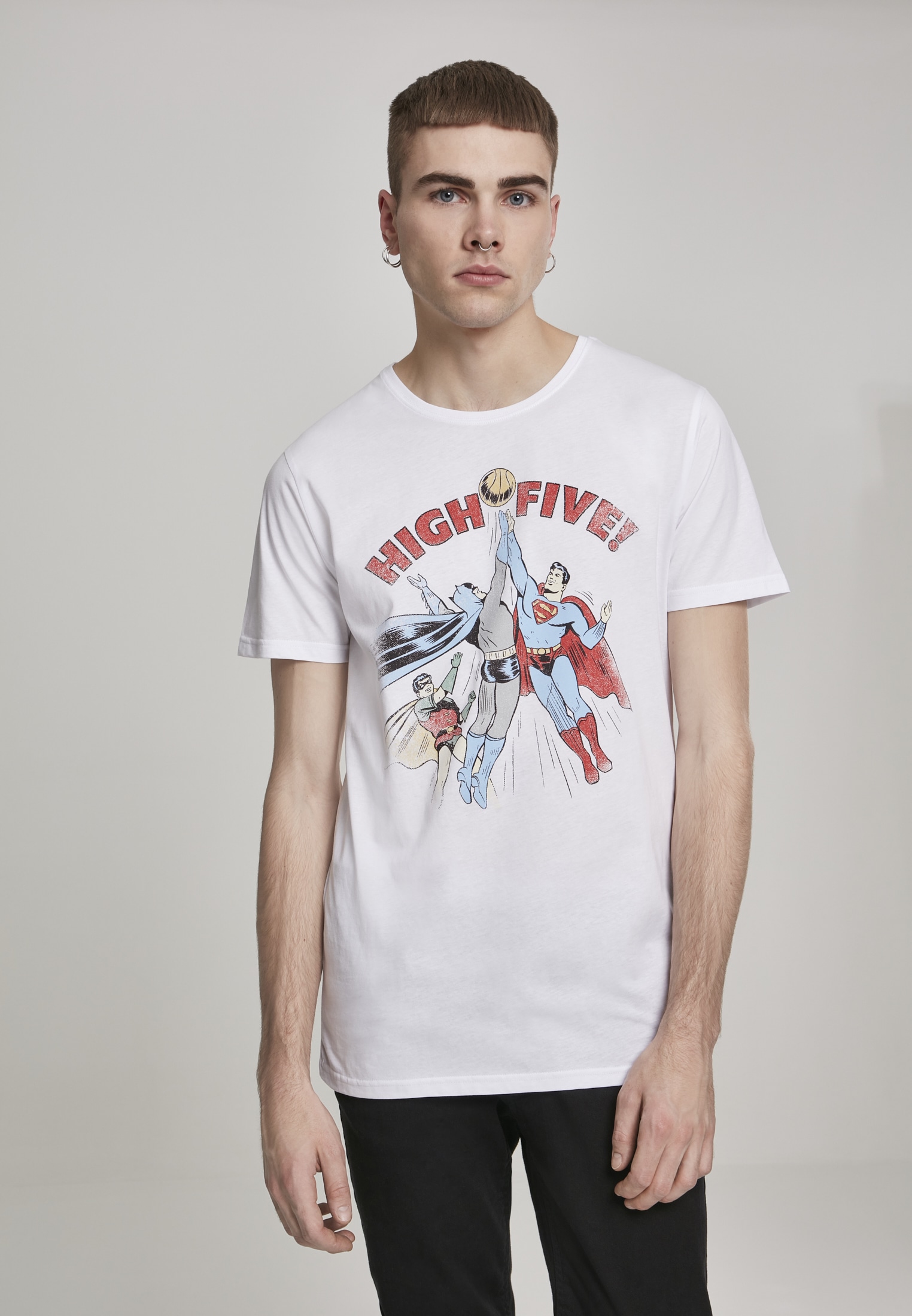 Merchcode Kurzarmshirt »Merchcode Herren JL High Five Tee«, (1 tlg.)