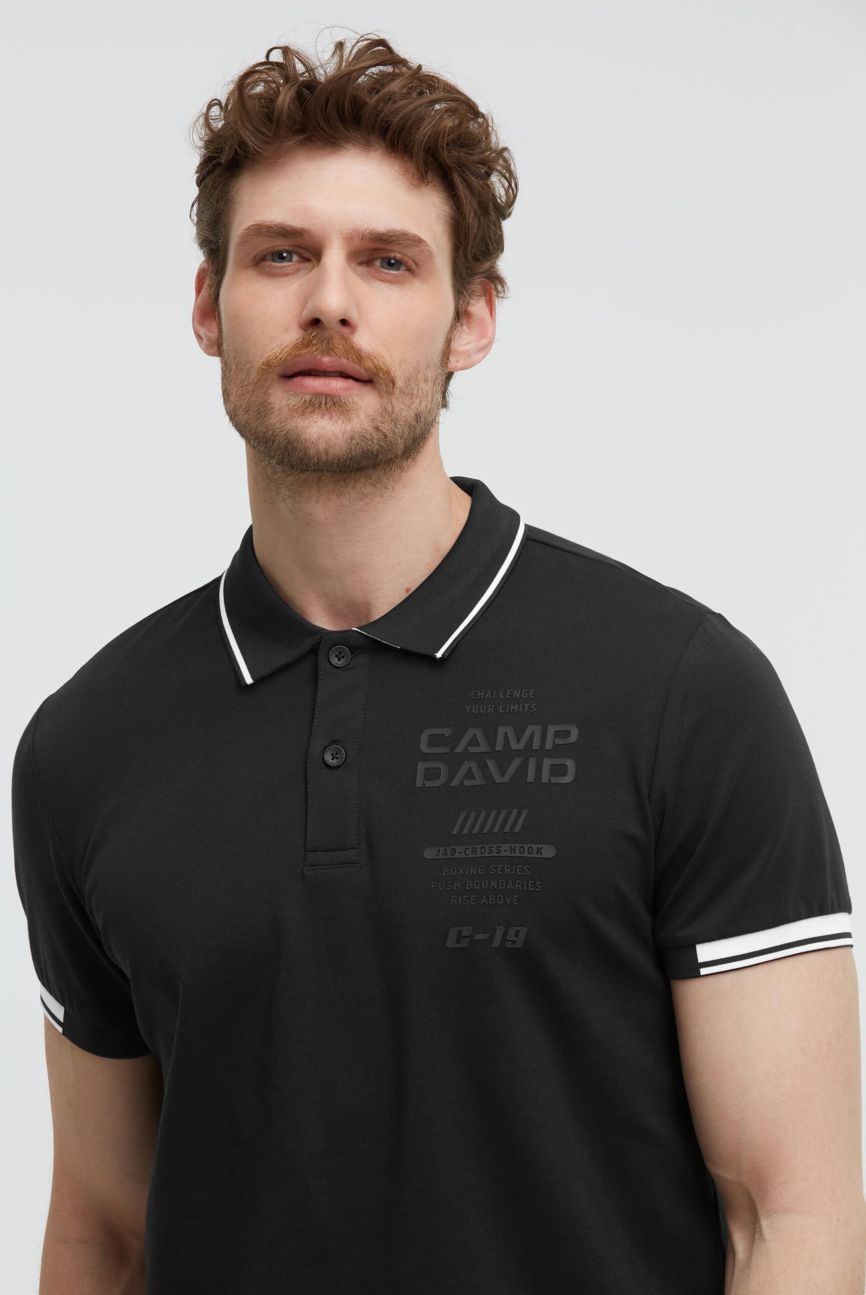 CAMP DAVID Poloshirt aus Baumwolle
