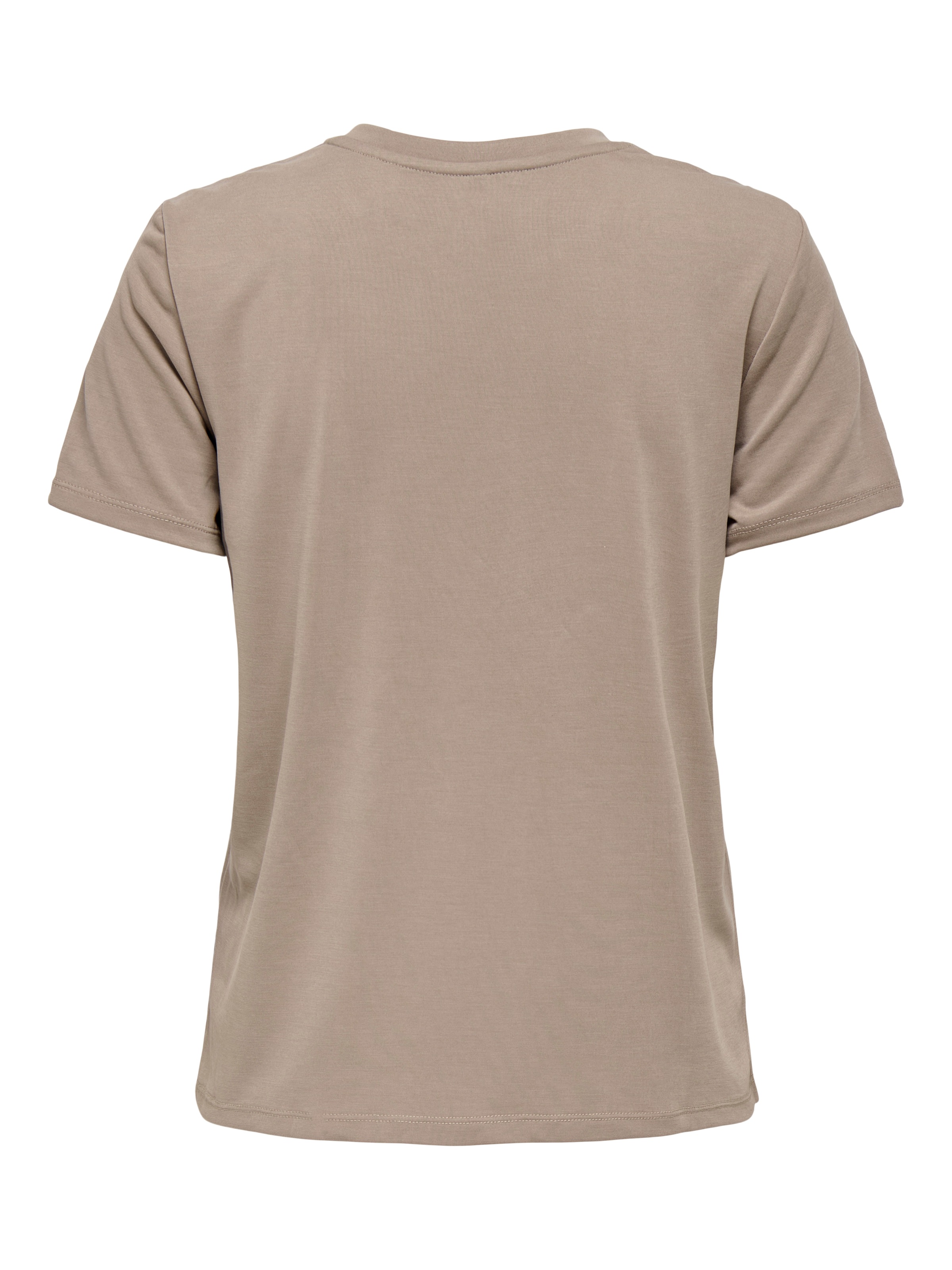 Thumbnail - ONLY Kurzarmshirt "ONLFREE LIFE MODAL S/S ATELIER TOP JRS" Materialmix, Rundhals