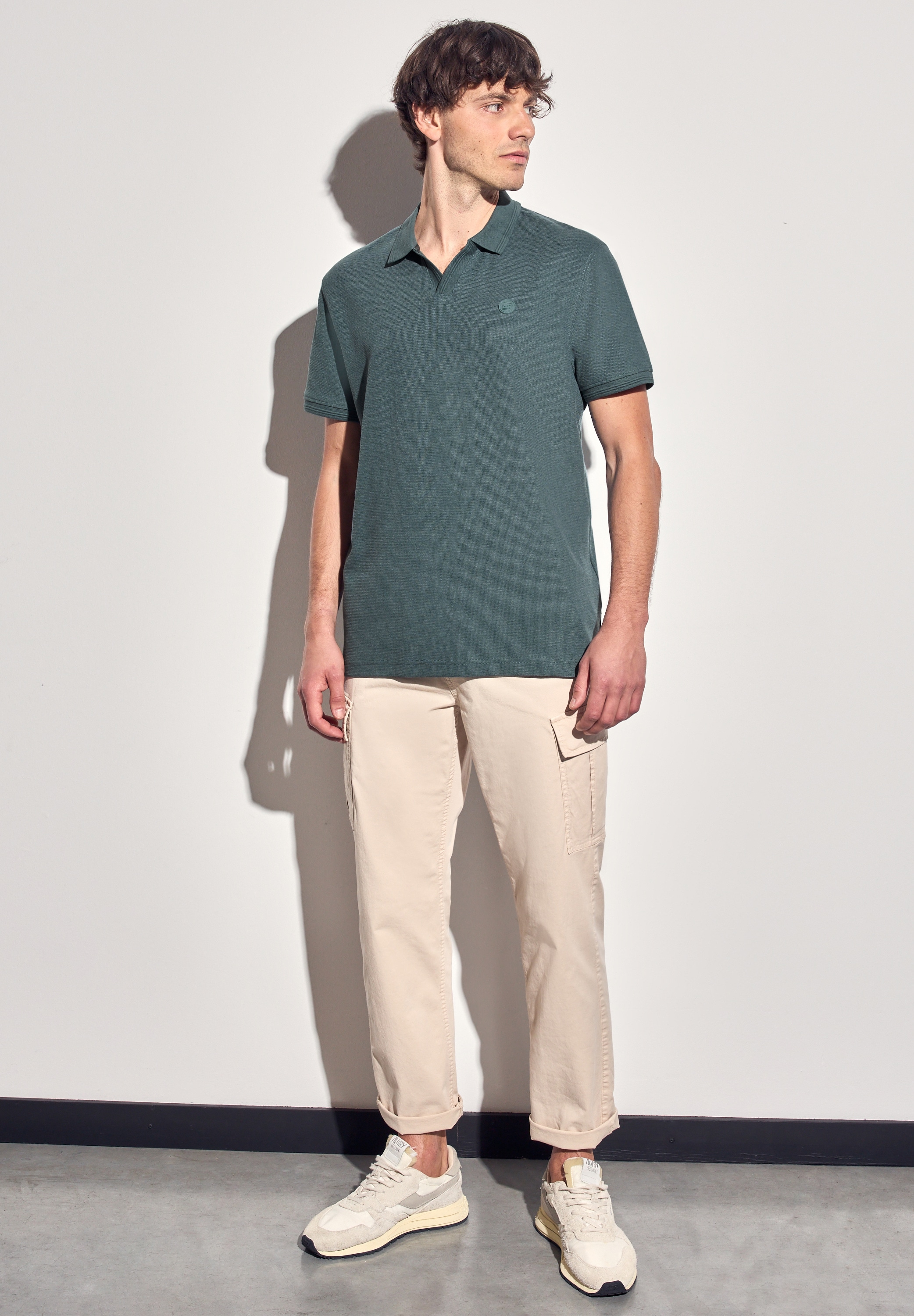 STREET ONE MEN Poloshirt, im soften Baumwoll-Mix