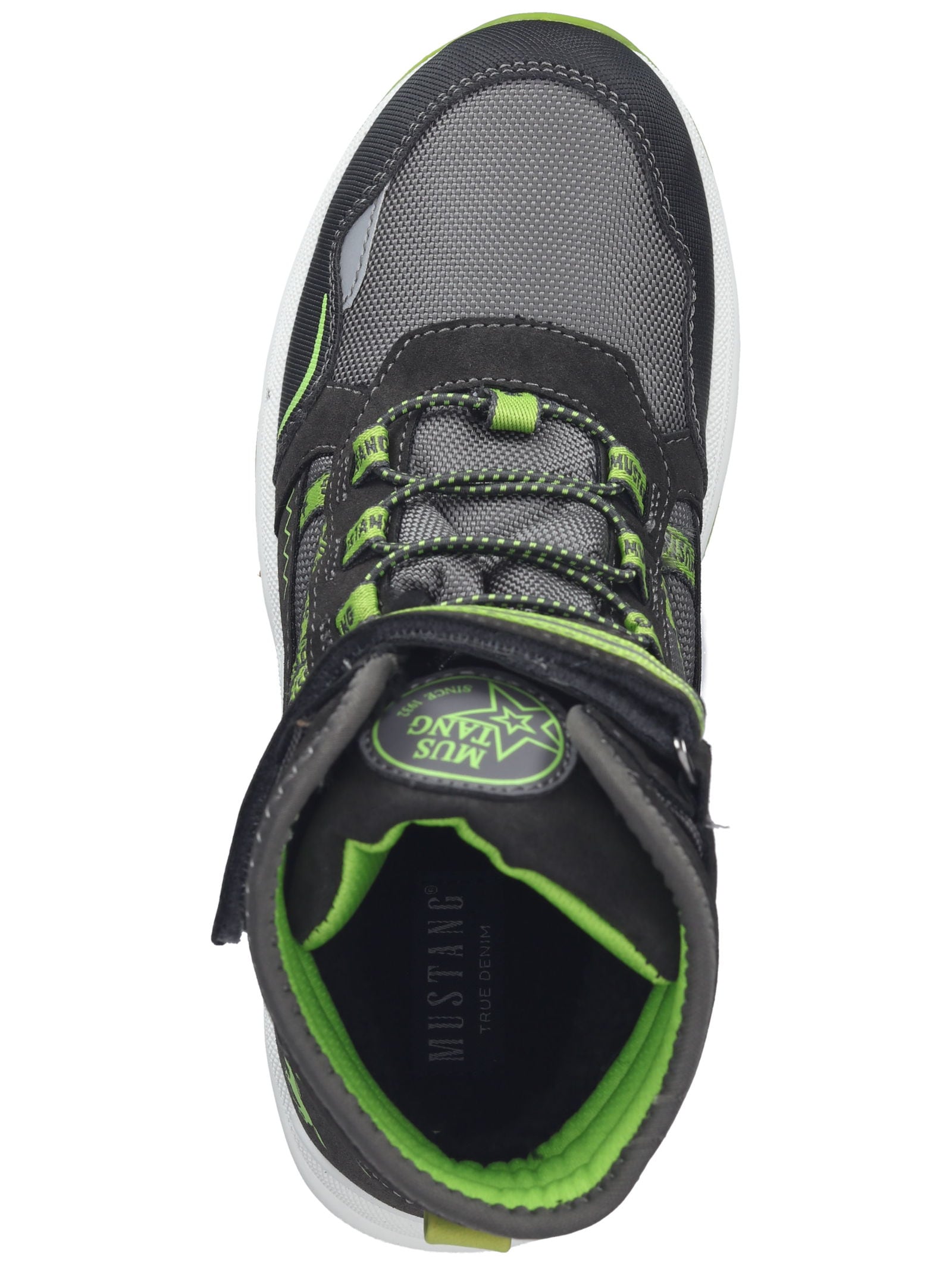 Mustang Shoes Schnürstiefelette »Mustang Shoes Stiefelette Lederimitat/Textil«
