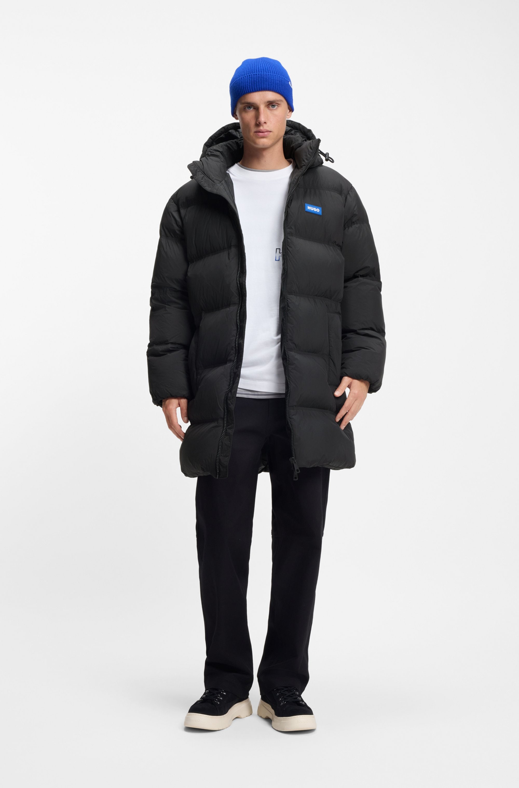HUGO Winterjacke »Bodi« mit Kapuze mit Kapuze, warm wattiert, Relaxed Fit
