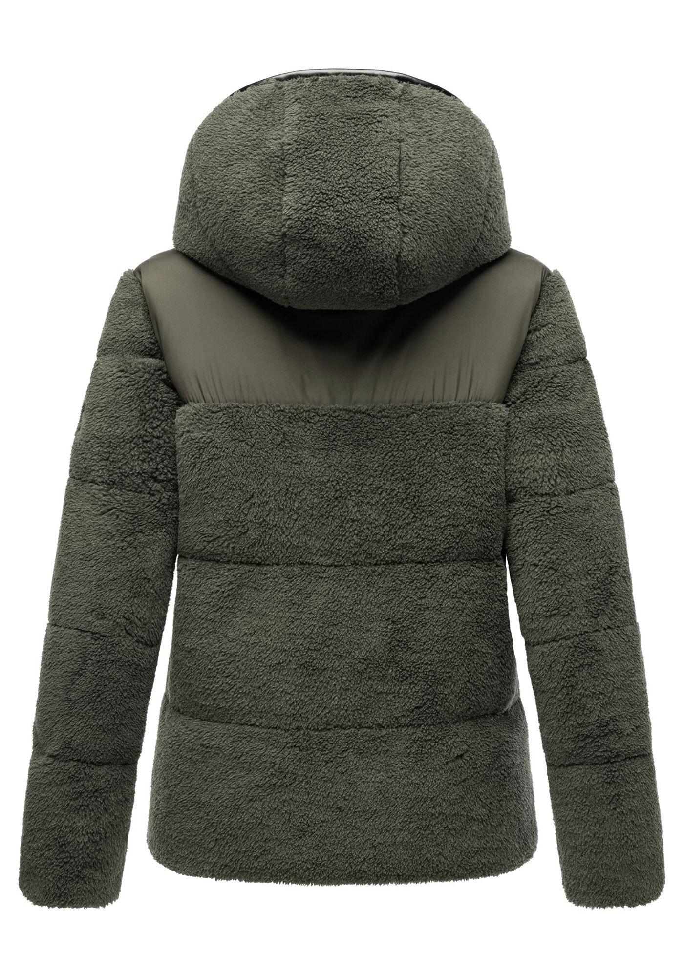 Marikoo Winterjacke »Kaguraa«, warme Teddyfell Sherpa Jacke