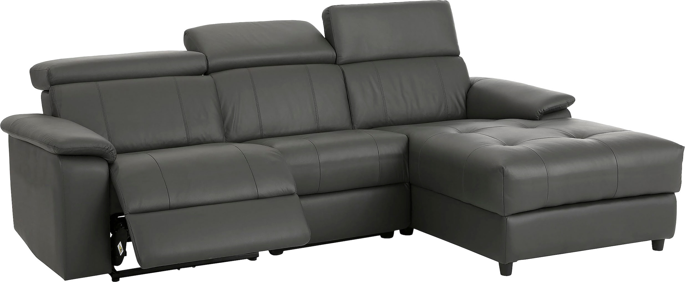 Home affaire Ecksofa »Binado, L-Form,«, mit manueller oder elektrischer Relaxfunktion mit USB-Anschluss