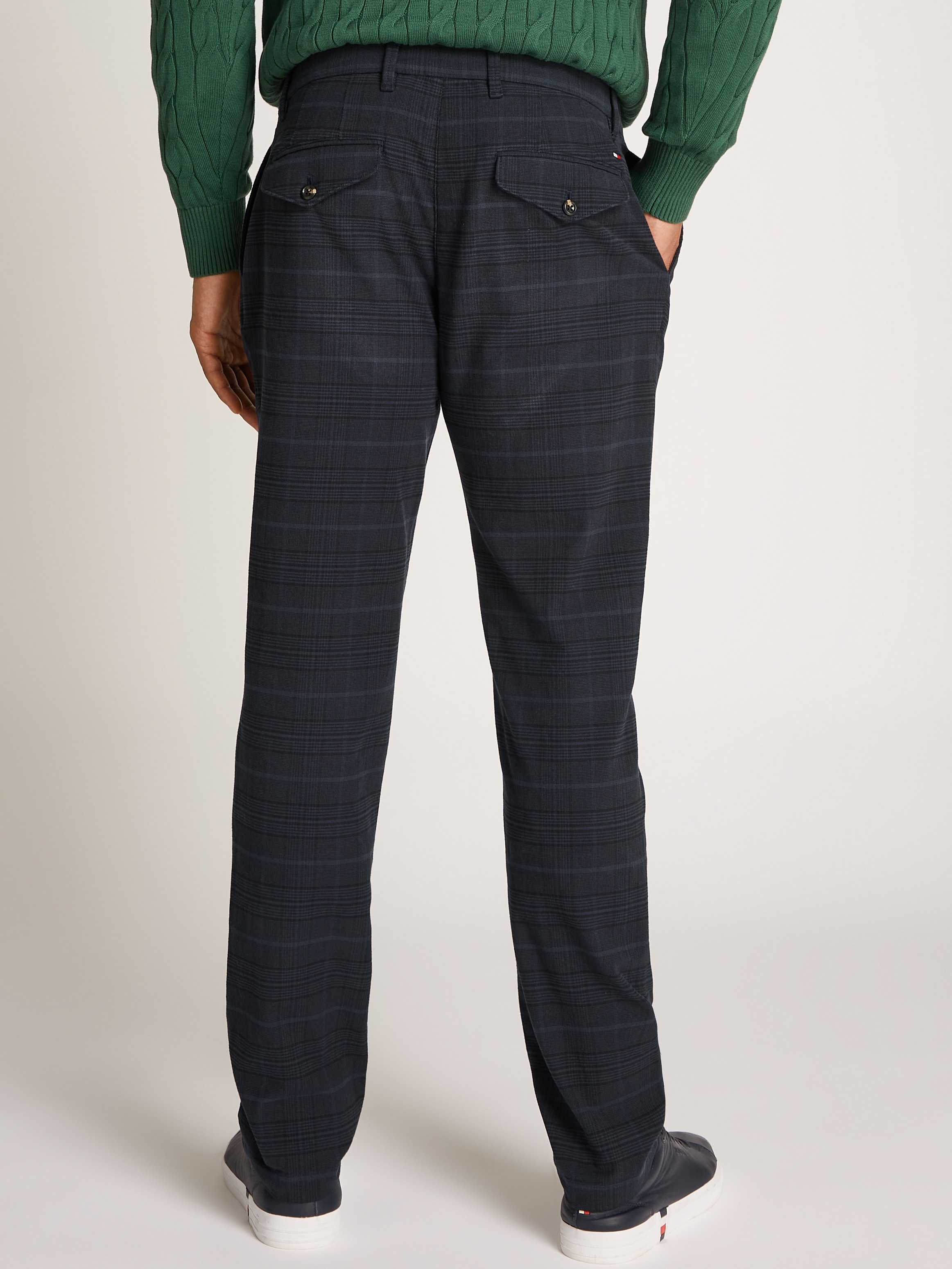 Tommy Hilfiger Chinohose »DENTON 1 PLT POW CHECK«  mit Karomuster