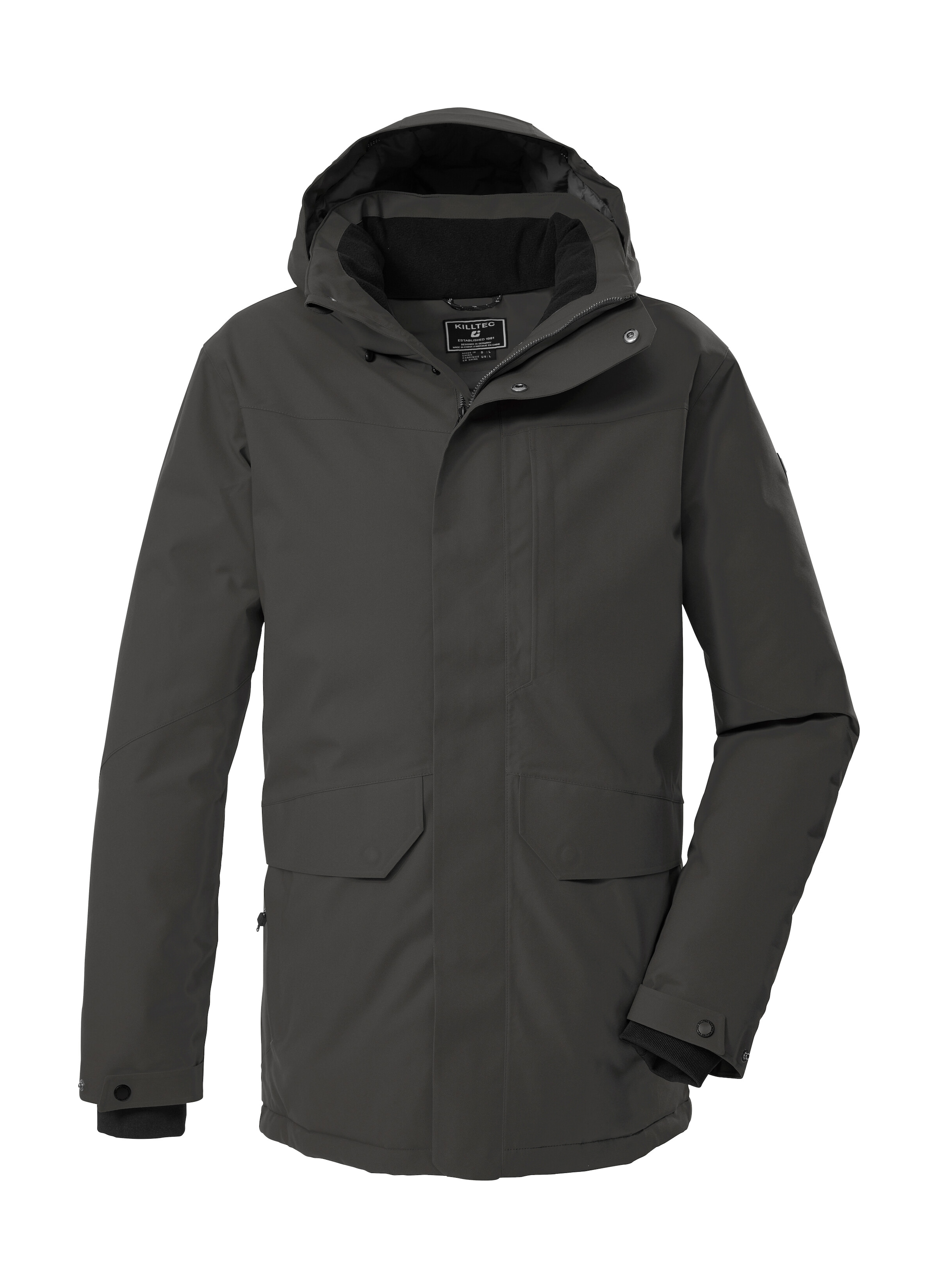 Killtec Parka "KOW 85 MN PRK" Wasserdicht, atmungsaktiv, abnehmbare Kapuze