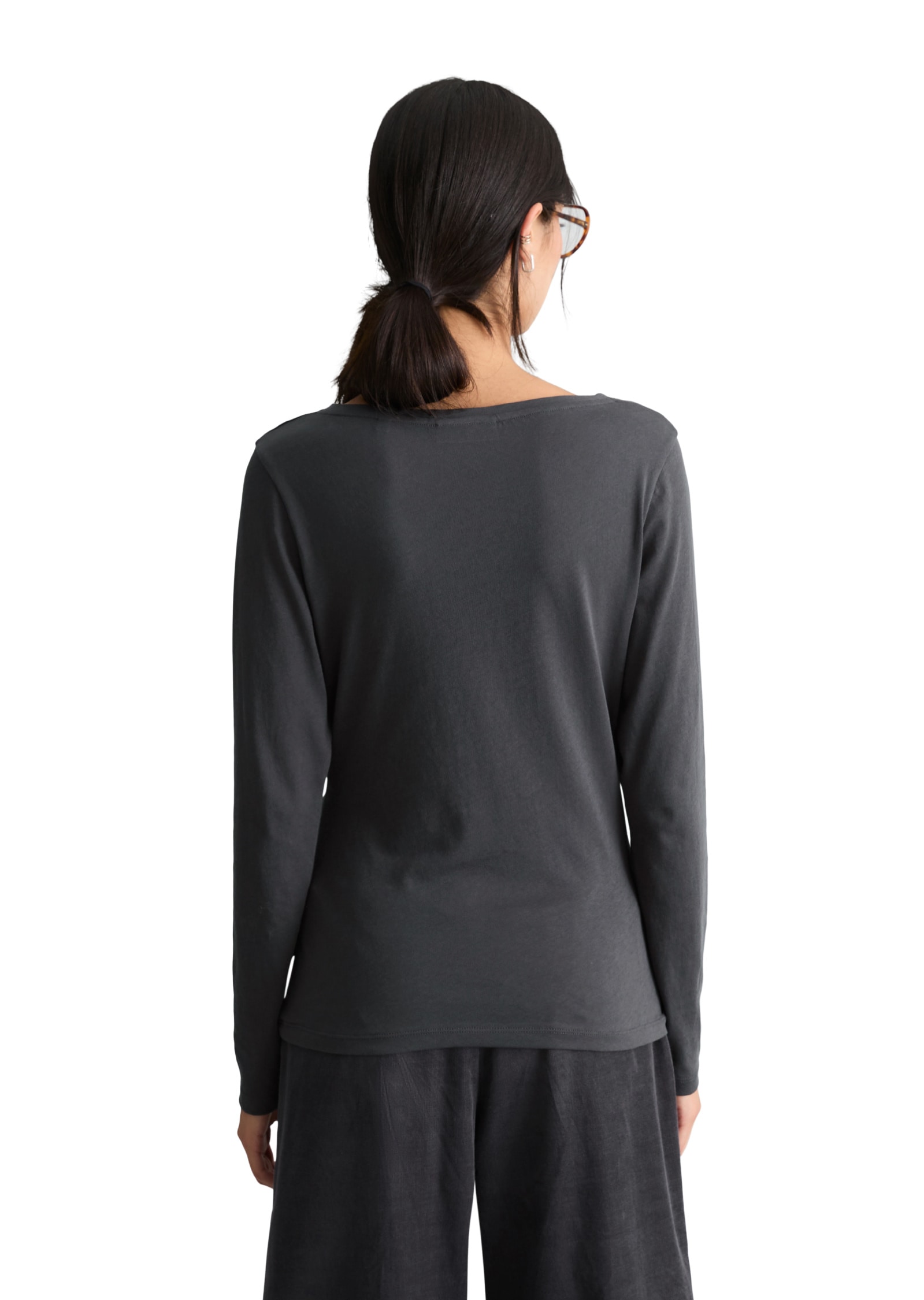 Marc O'Polo DENIM Langarmshirt »aus Loose Knit Jersey«