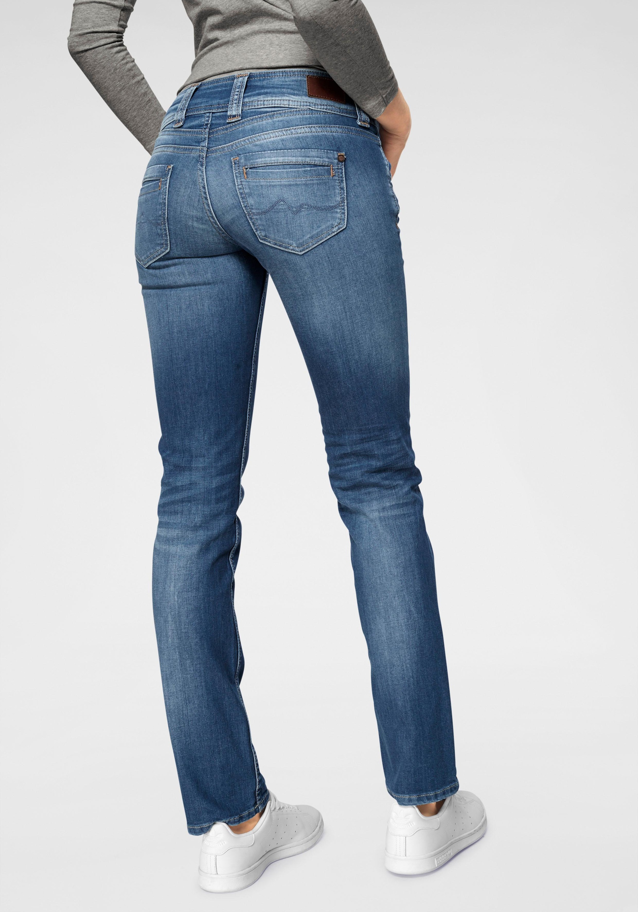 Pepe Jeans Straight-Jeans "GEN", in Baumwoll-Qualtät mit geradem Bein und D günstig online kaufen