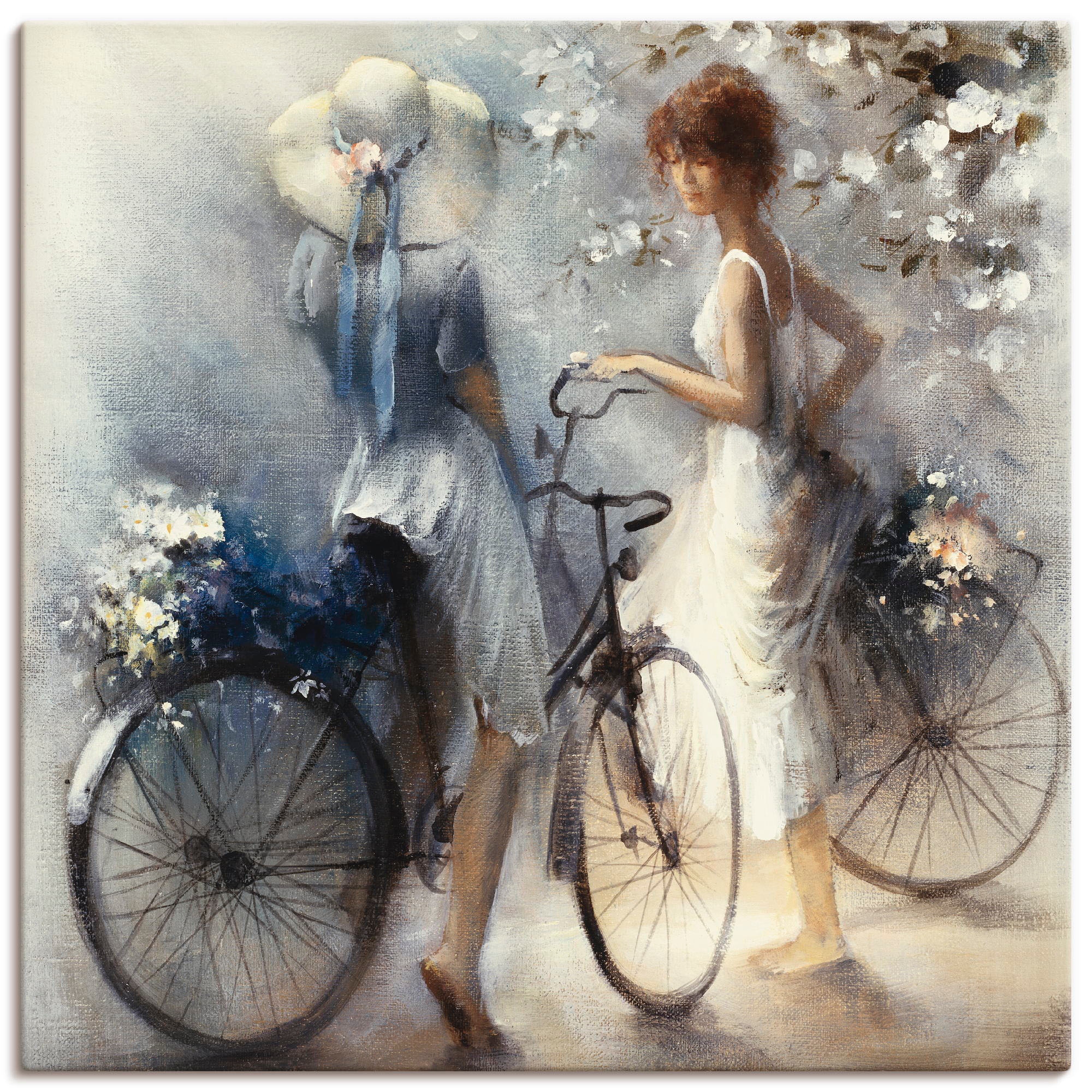 Artland Wandbild "Frühling III" Frau 1 Stk. tlg. als Leinwandbild, Poster i günstig online kaufen