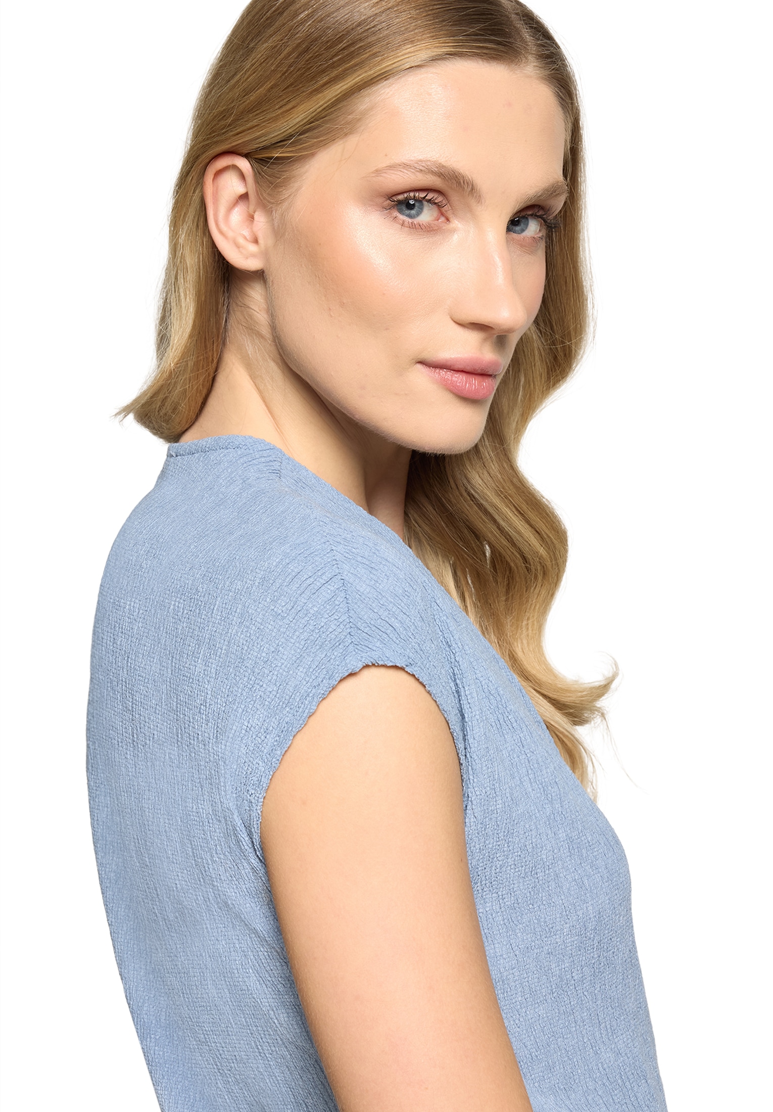 Cartoon Kurzarmshirt »Damen mit Raffung« 1