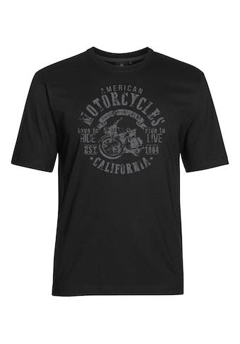 AHORN SPORTSWEAR T-Shirt »RIDE TO LIVE_DARK GREY«, mit modischem Print kaufen