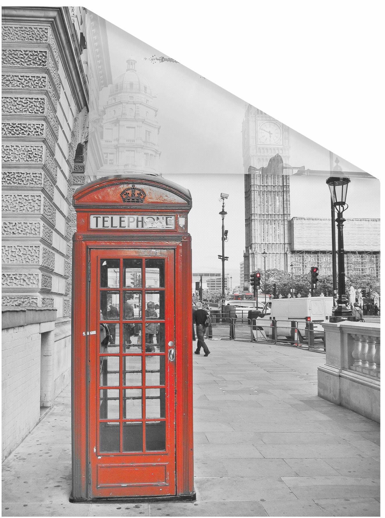 LICHTBLICK ORIGINAL Fensterfolie "London" 1 Stk. blickdicht strukturiert Kl günstig online kaufen