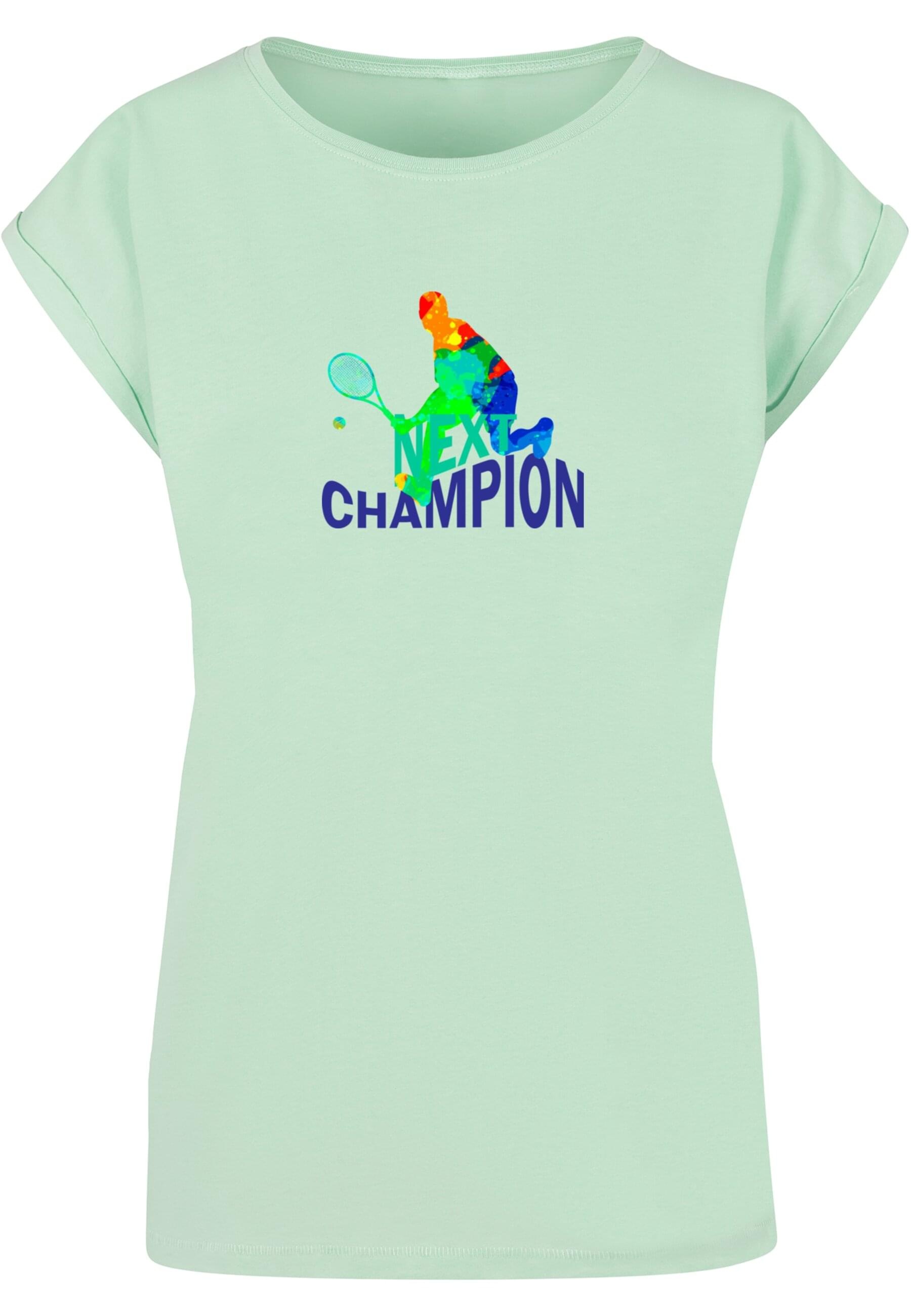 Merchcode T-Shirt »Merchcode Damen Ladies Next Champion Extended Shoulder Tee«, (1 tlg.)