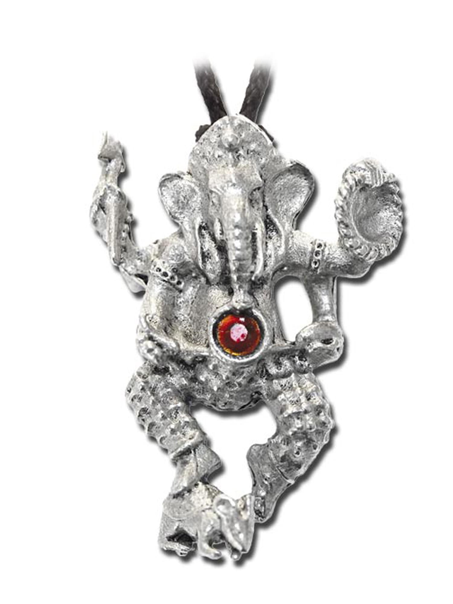 Adelia´s Amulett »Anhänger Indische Symbole Talisman«, Tanzender Ganesha - Weisheit, Intelligenz, Bildung