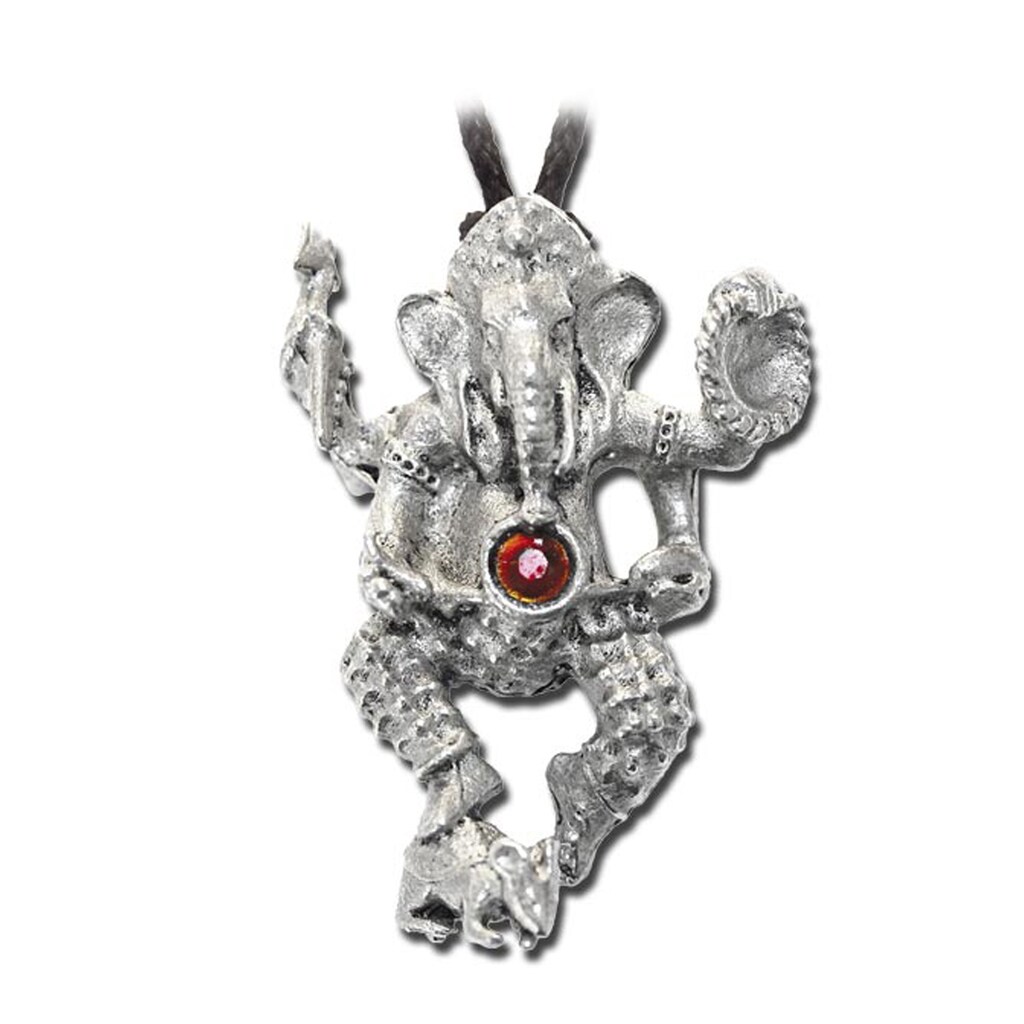 Adelia´s Amulett »Anhänger Indische Symbole Talisman«, Tanzender Ganesha - Weisheit, Intelligenz, Bildung
