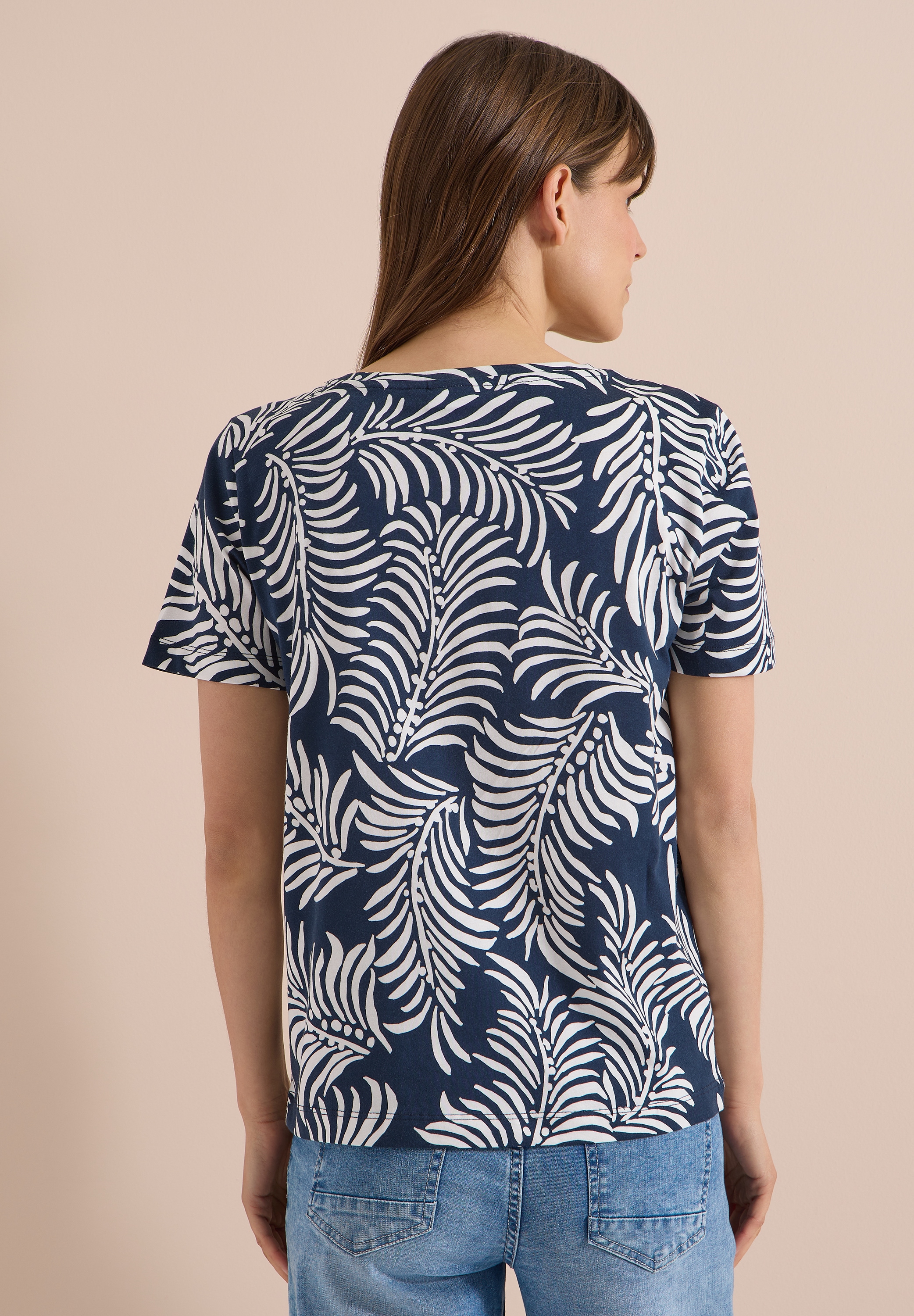 Cecil T-Shirt mit allover Print
