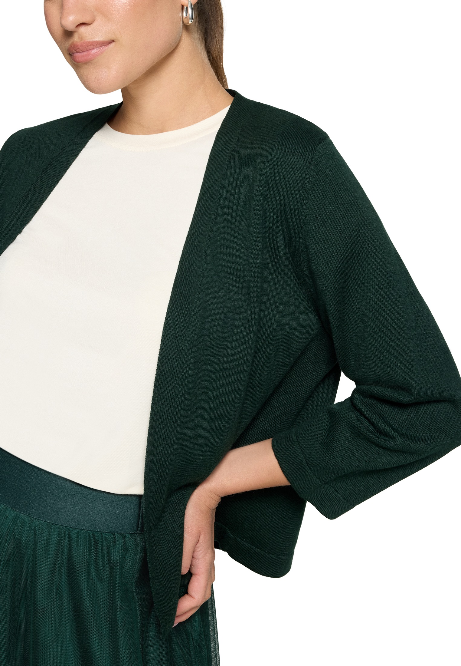 Zero Strickjacke »Damen mit 3/4 Arm« 1 Plain/ ohne Details