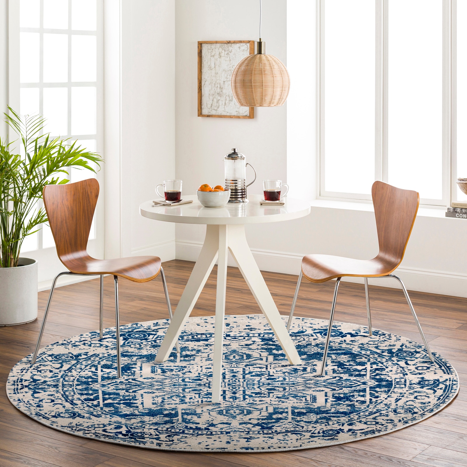 Livabliss Teppich "SYRACUSA" rund 11 mm Höhe ⌀160cm günstig online kaufen