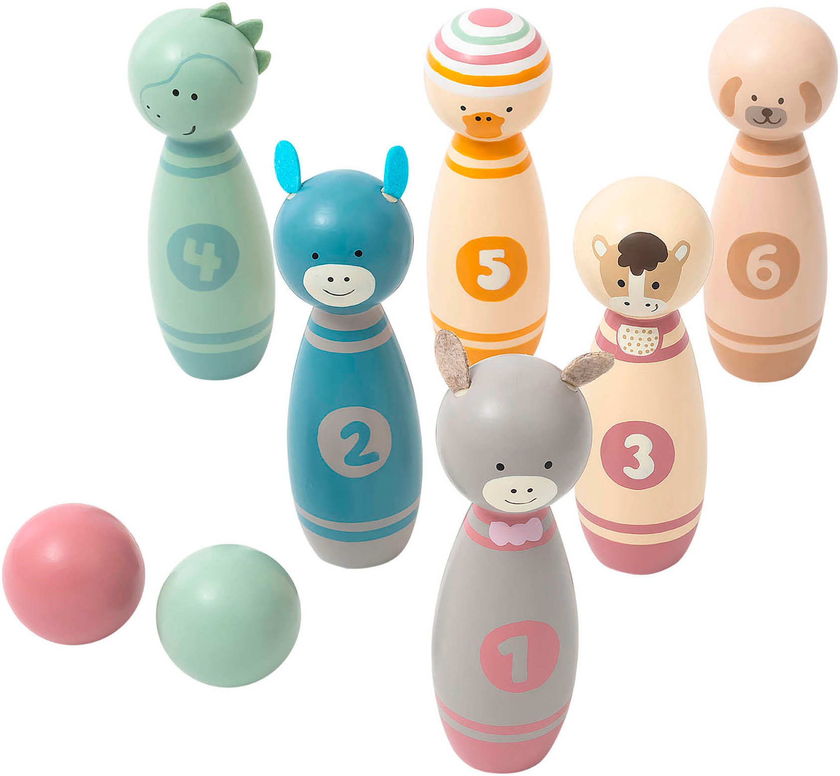 Sterntaler® Spiel »Kegelspiel Holz« FSC® - schützt Wald