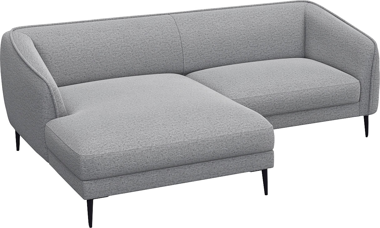 FLEXLUX Ecksofa "Belle Designsofa, bequem durch Kaltschaum im Sitz, OTTOs C günstig online kaufen