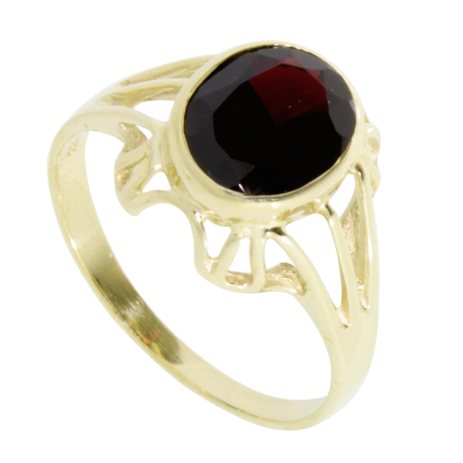 OSTSEE-SCHMUCK Damen Fingerring "Ostsee-Schmuck Ring Maline Ring Maline", 58 (18,5), Gelbgold 333, gold, Gelbgold 333, Fingerringe