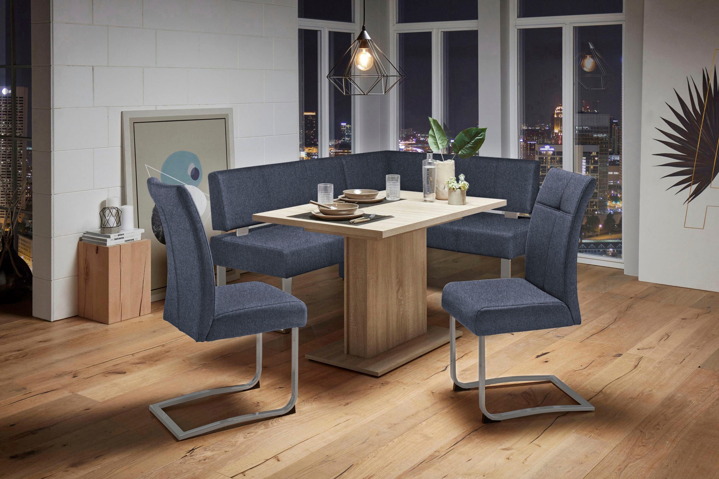 OTTO home Freischwinger "Rab" (Set) 2 Stk.Bezug in verschiedenen Qualitäten günstig online kaufen