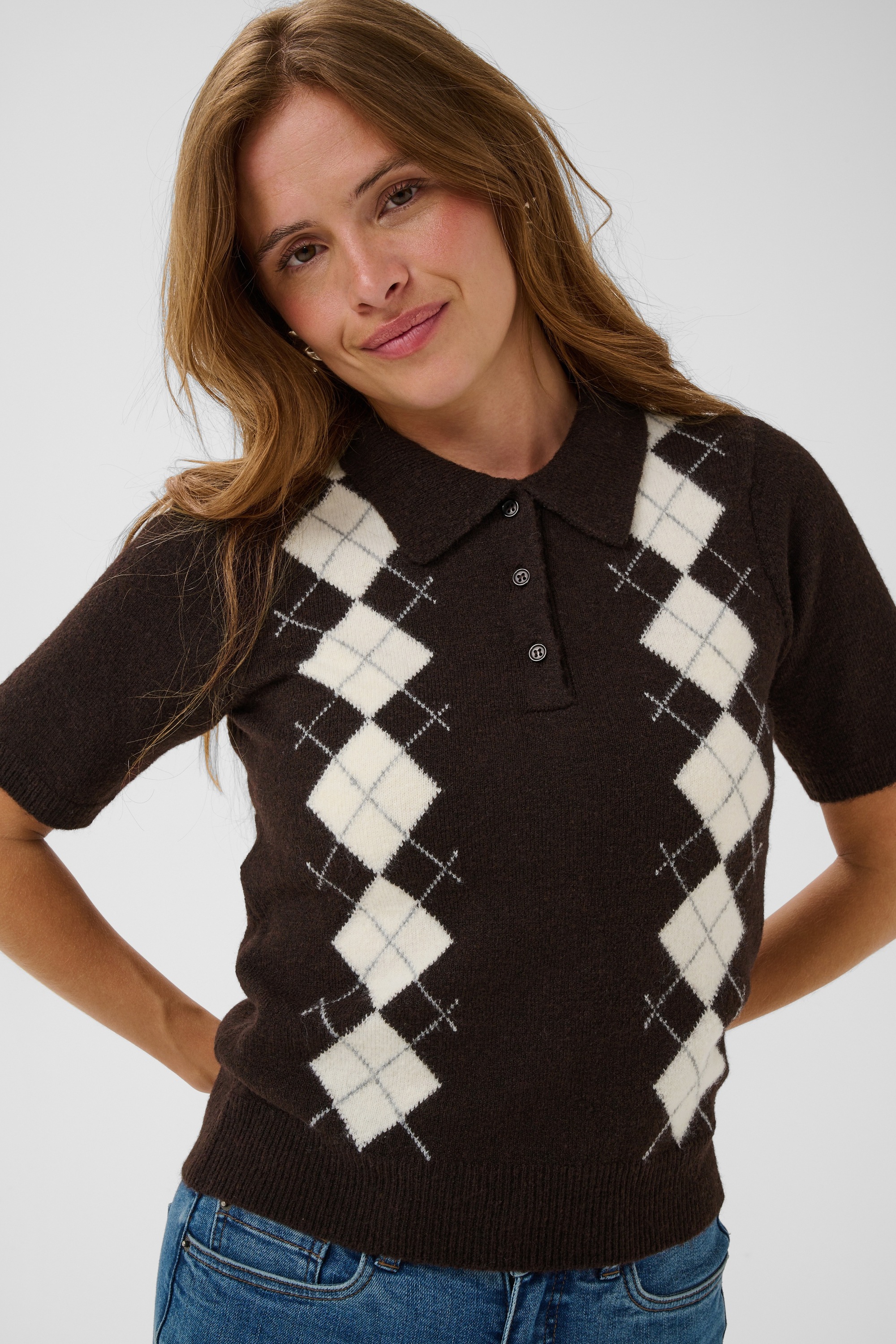 KAFFE Strickpullover »Damen Strickpullover KAolive«