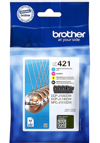 Brother Tintenpatrone »LC-421 Value Pack« (Pac...