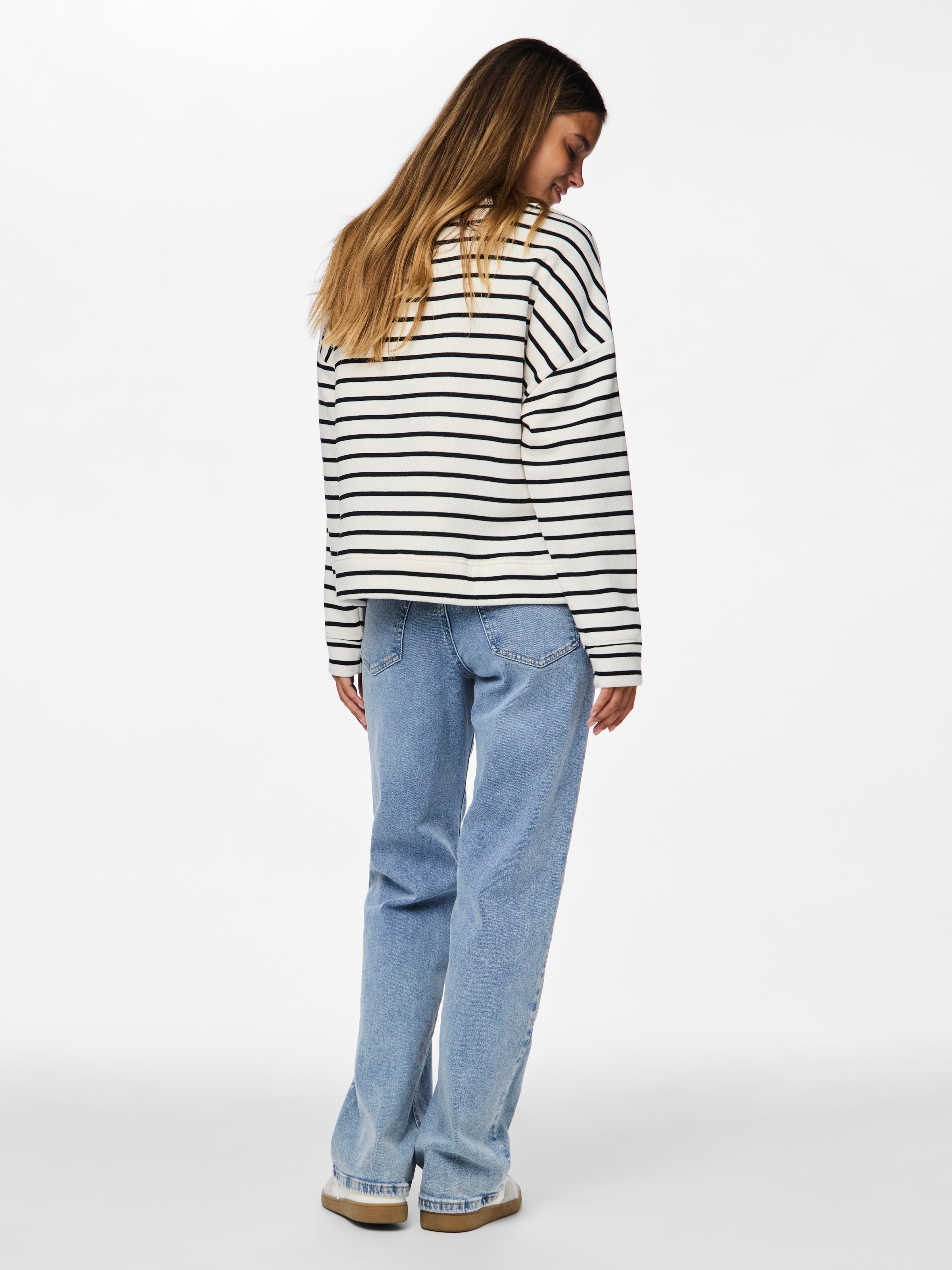 pieces Sweatshirt »PCCHILLI LS SWEAT STRIPES NOOS BC«