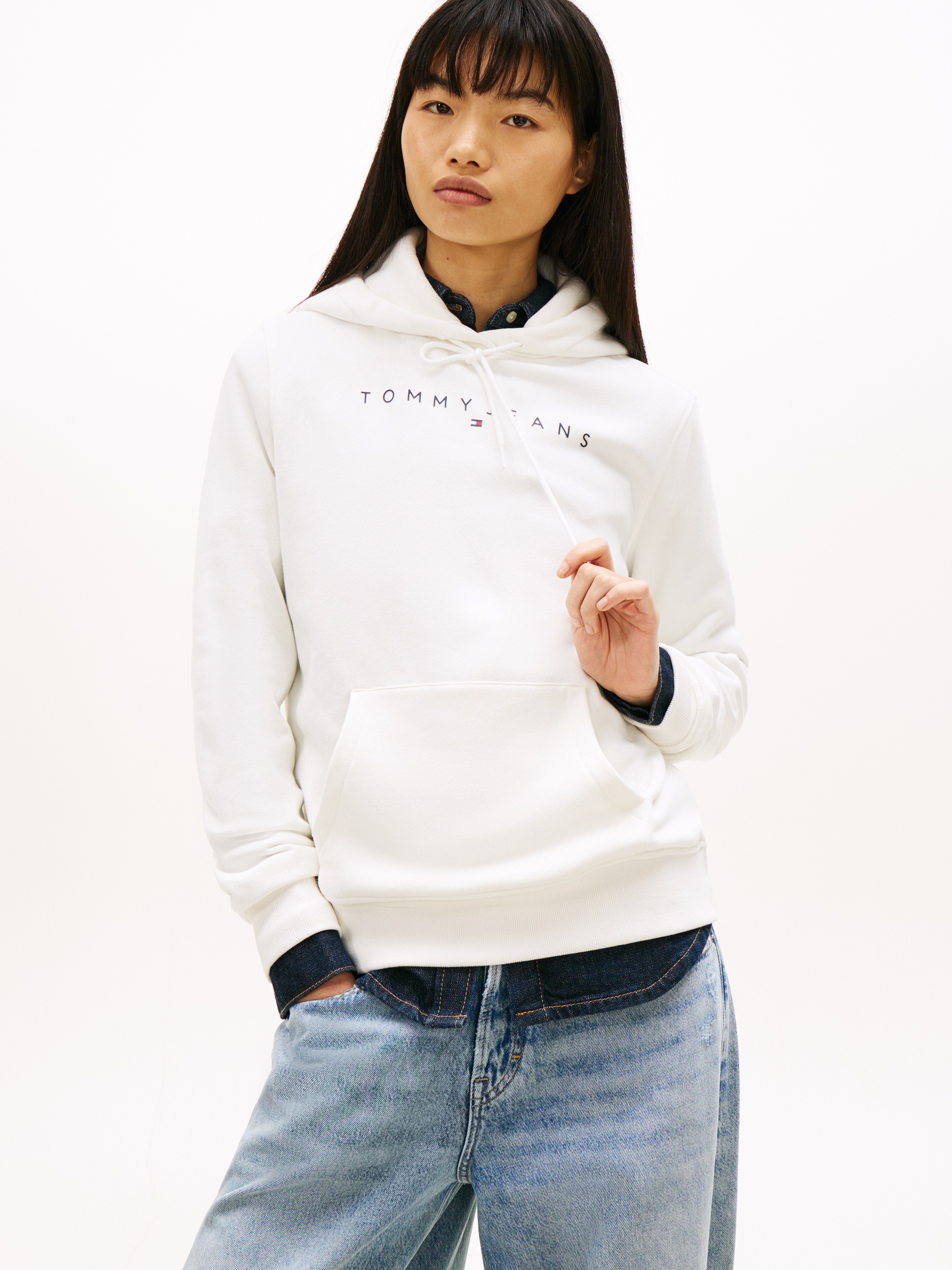 Tommy Jeans "TJW REG LINEAR HOODIE", mit Logoschriftzug günstig online kaufen