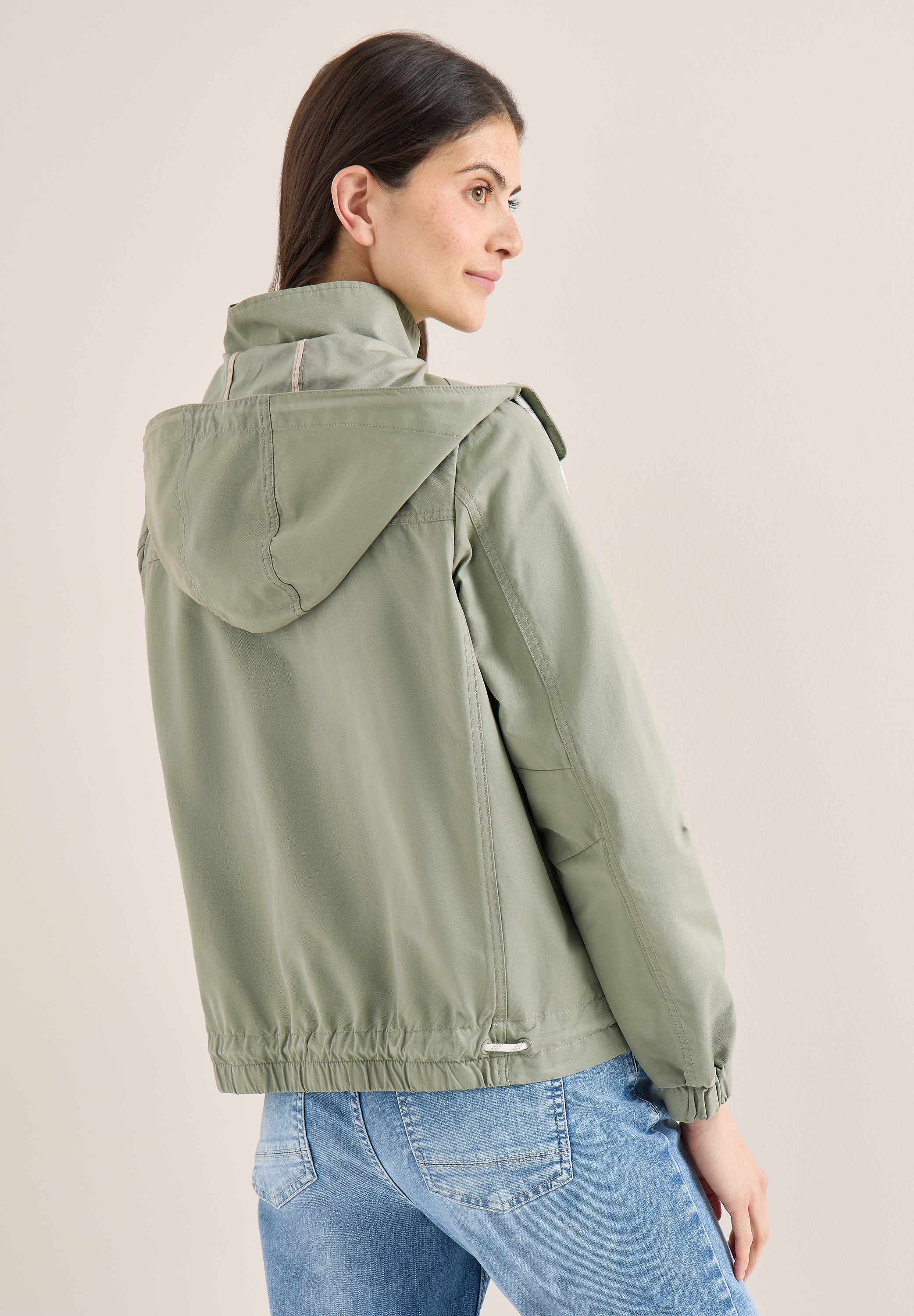 Cecil Outdoorjacke mit Kapuze im Hoodie-Style