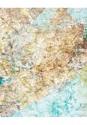 Komar Vliestapete »Mix Map« 200x250 cm (Brei...