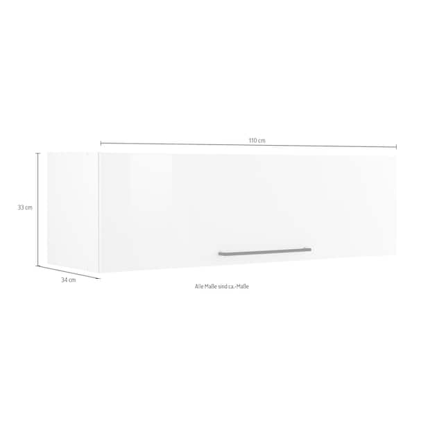 HELD MÖBEL Klapphängeschrank »Tulsa«, 110 cm breit, mit 1 Klappe, schwarzer  Metallgriff, MDF Front kaufen | BAUR