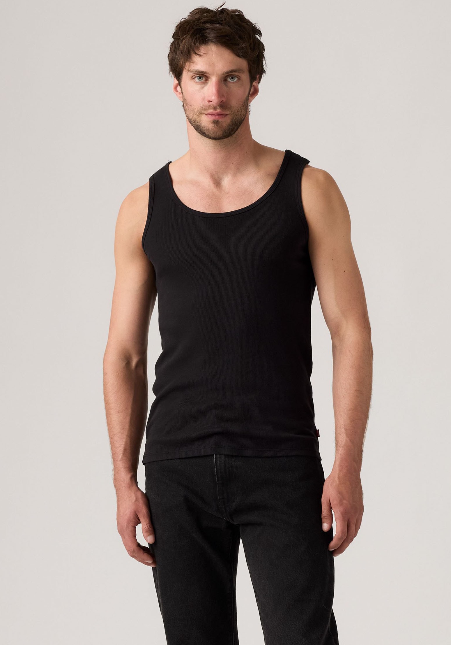 Levi's® Ripptanktop, unifarben, aus reiner Baumwolle