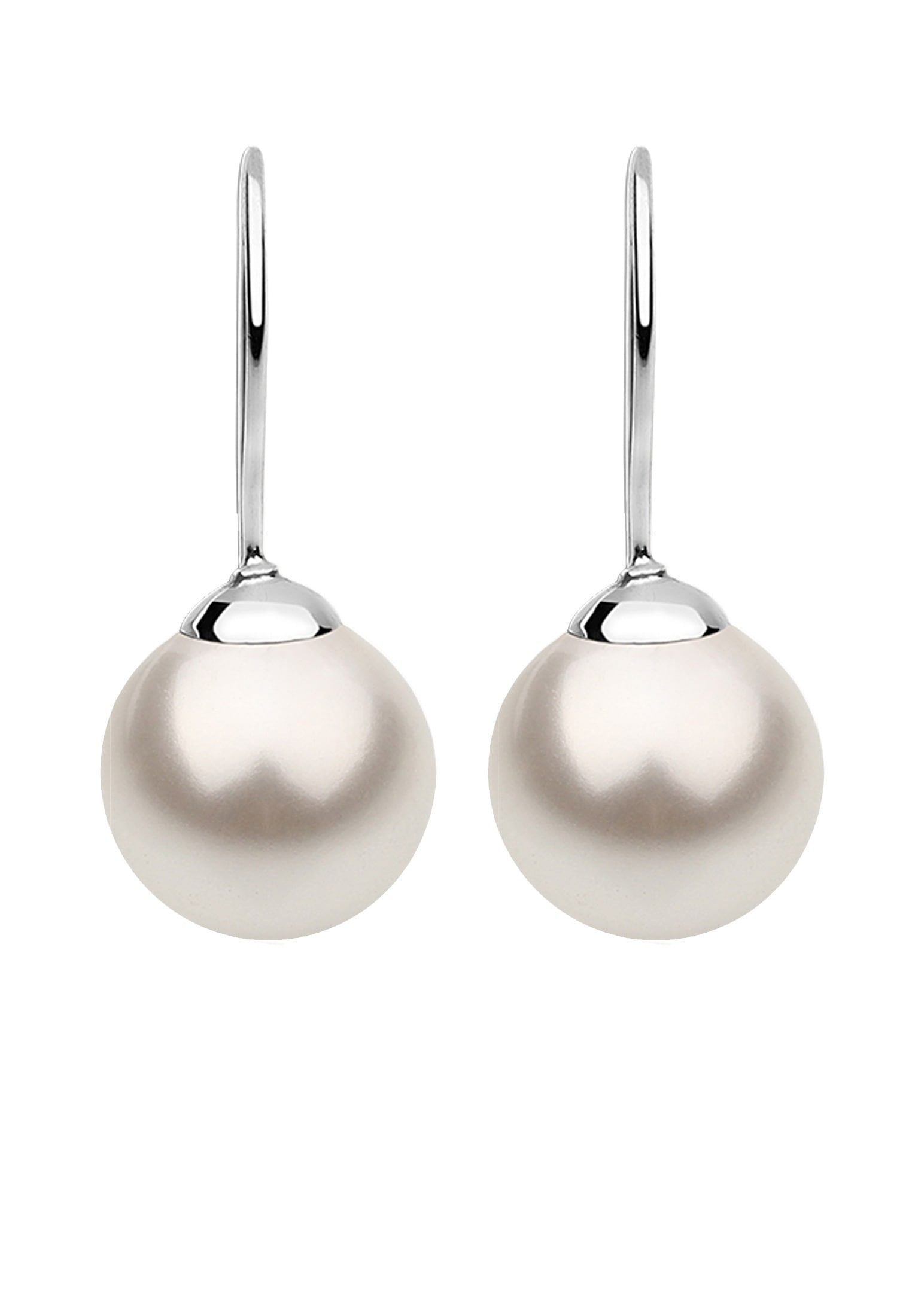 Nenalina Paar Ohrhänger »Hänger Basic Synthetische Perle 925 Silber«