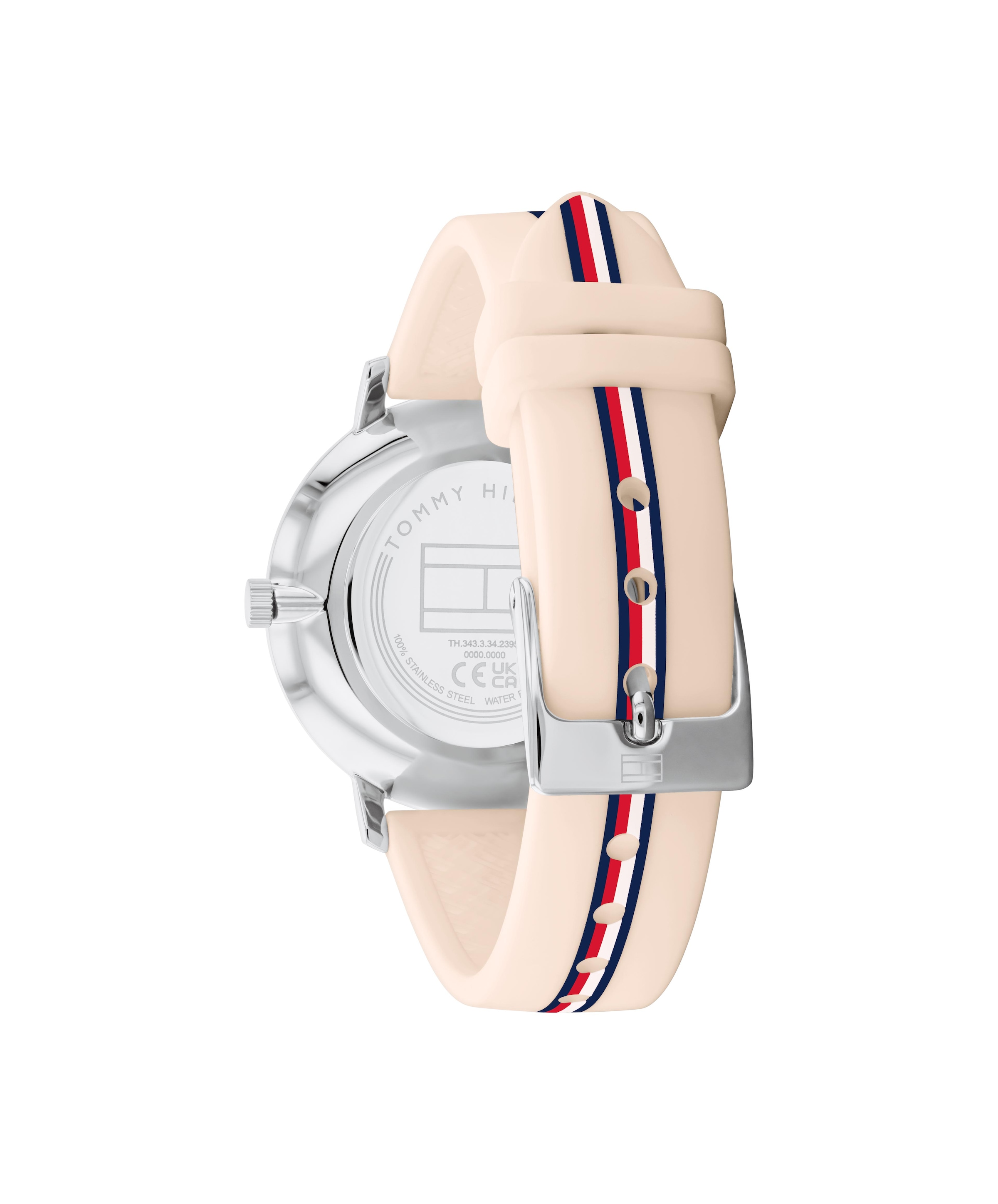 Tommy Hilfiger Quarzuhr »PIPPA« Armbanduhr, Damenuhr, Silikonarmband, analog, Glaskristalle