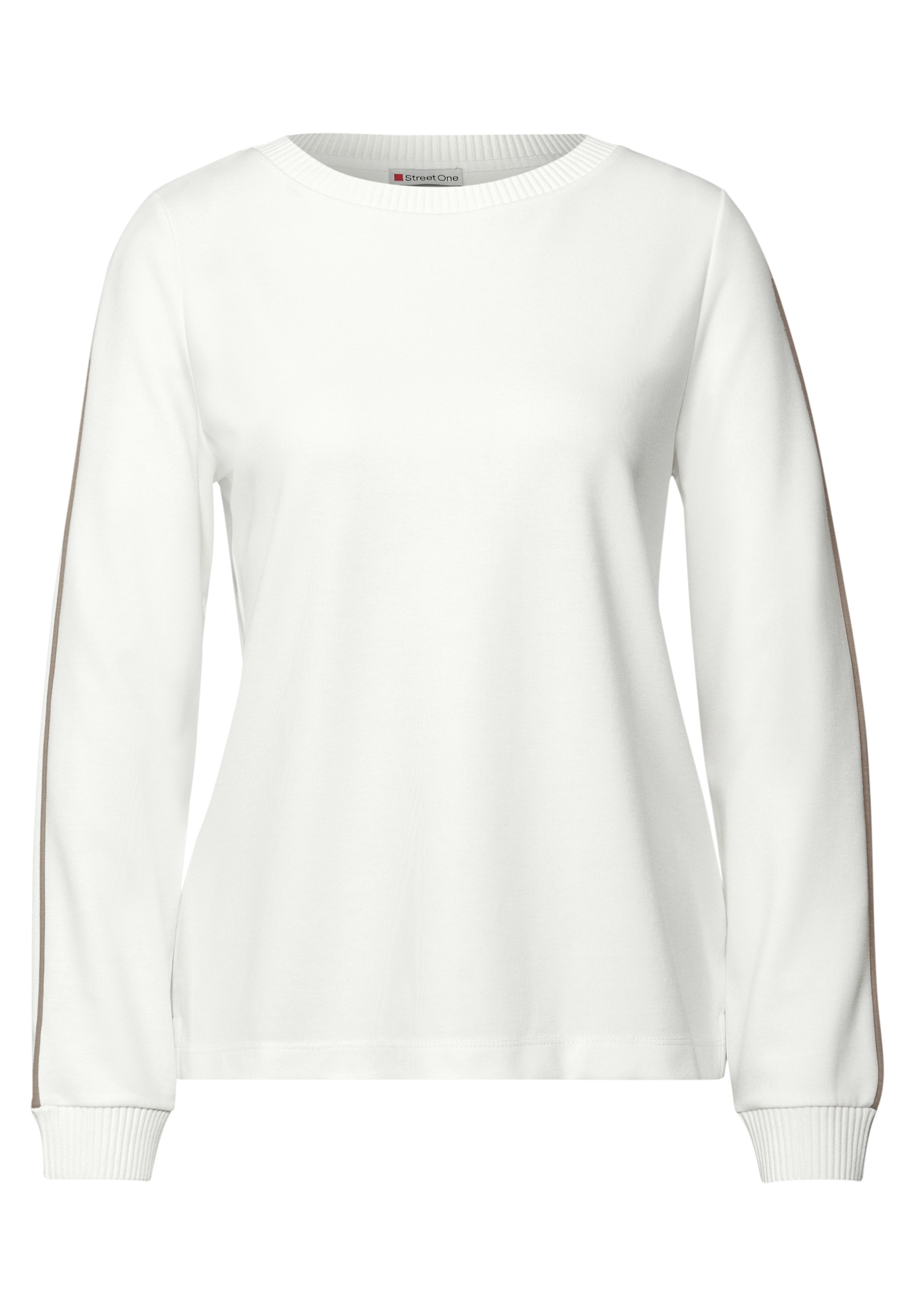STREET ONE Langarmshirt, mit U-Boot-Ausschnitt