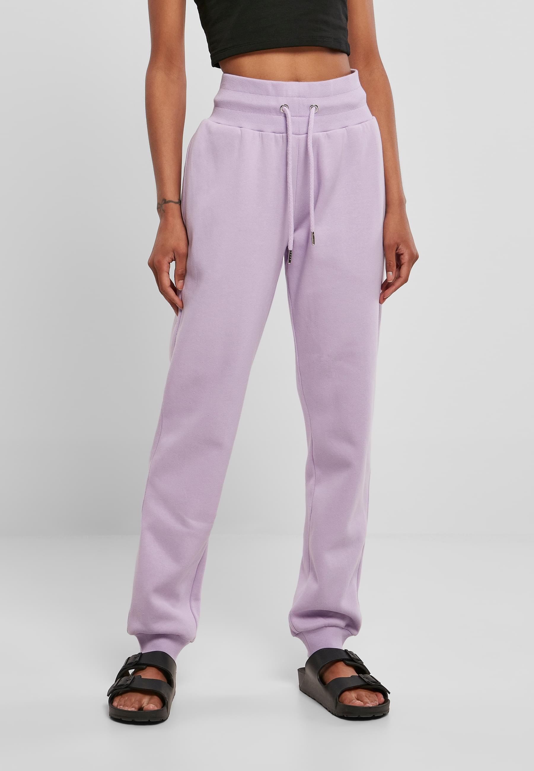 URBAN CLASSICS Jogginghose »Urban Classics Damen Ladies Organic High Waist Sweat Pants«, (1 tlg.)