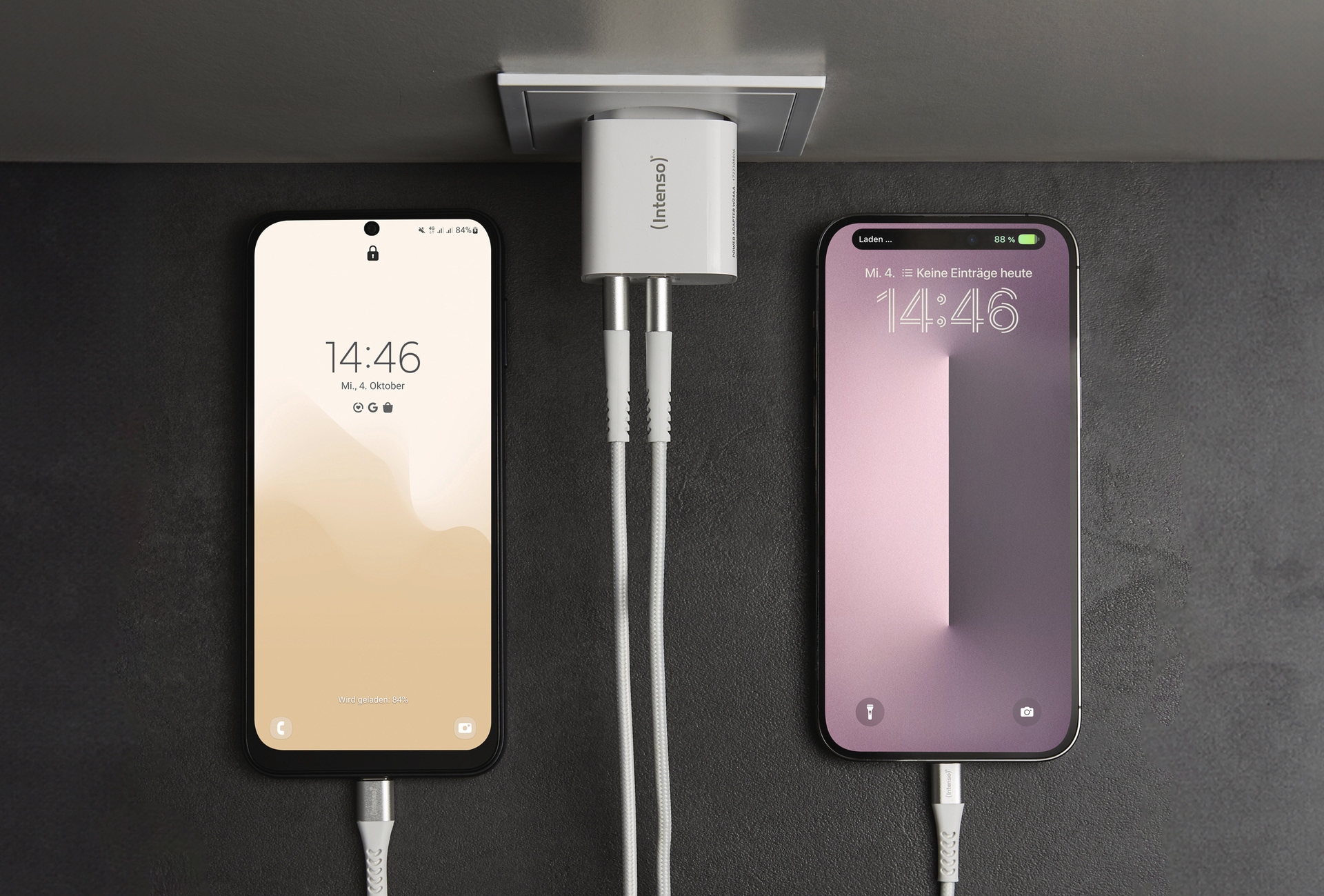 Intenso USB-Ladegerät »Power Adapter W24AA, 24W 2x USB-A«