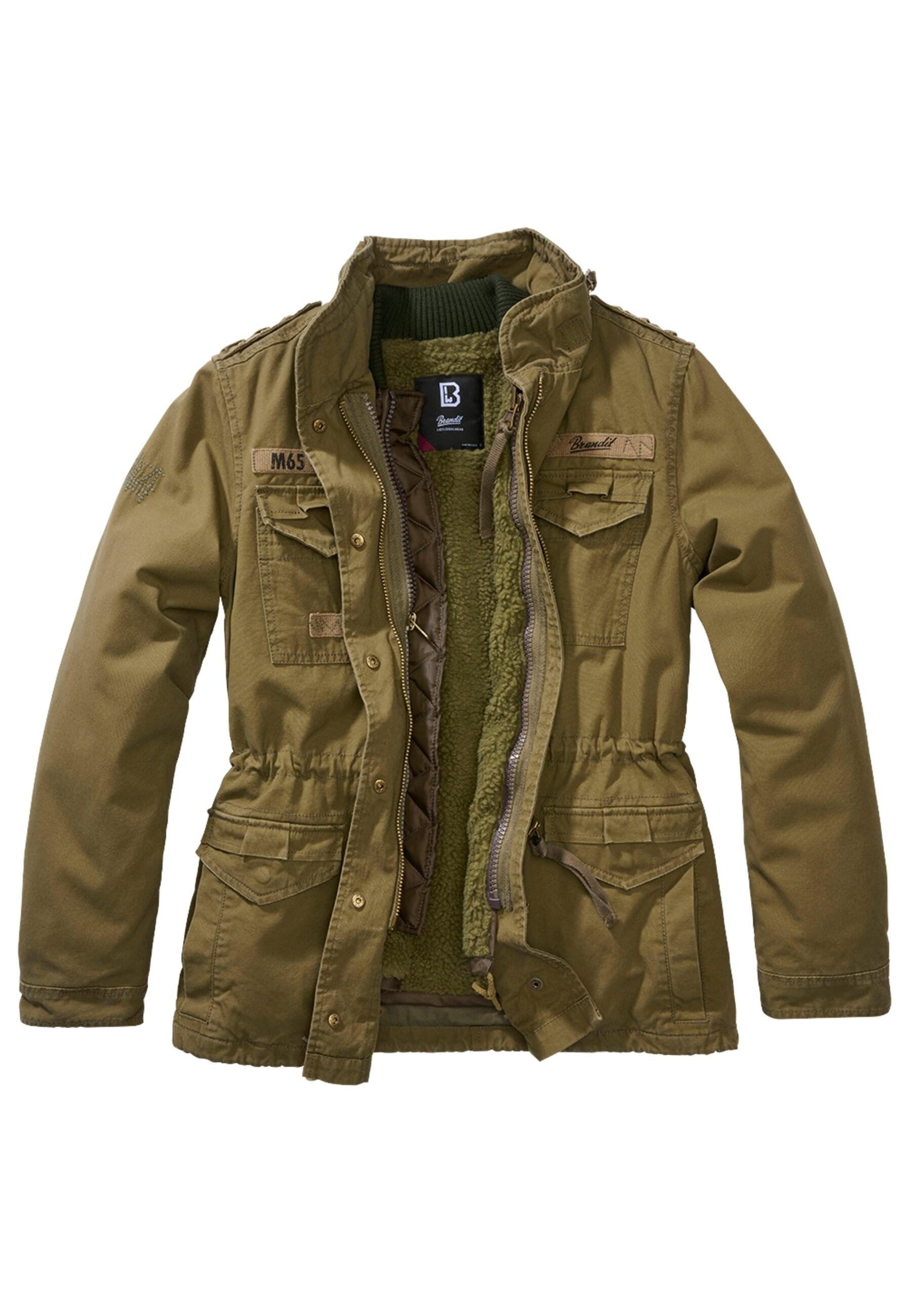 Brandit Parka "Brandit Damen Ladies M65 Giant Jacket", (1 St.), mit Kapuze